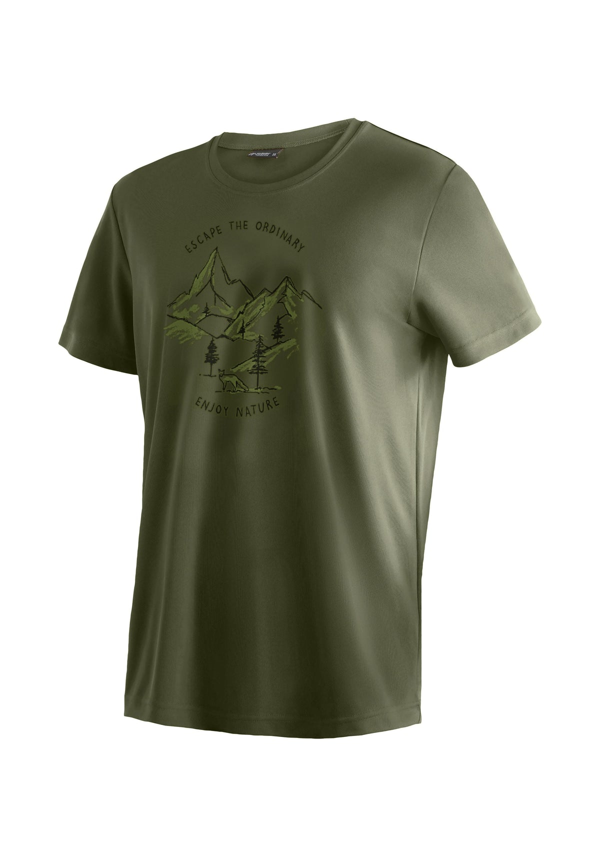 Maier Sports Dieter Print  – green goose