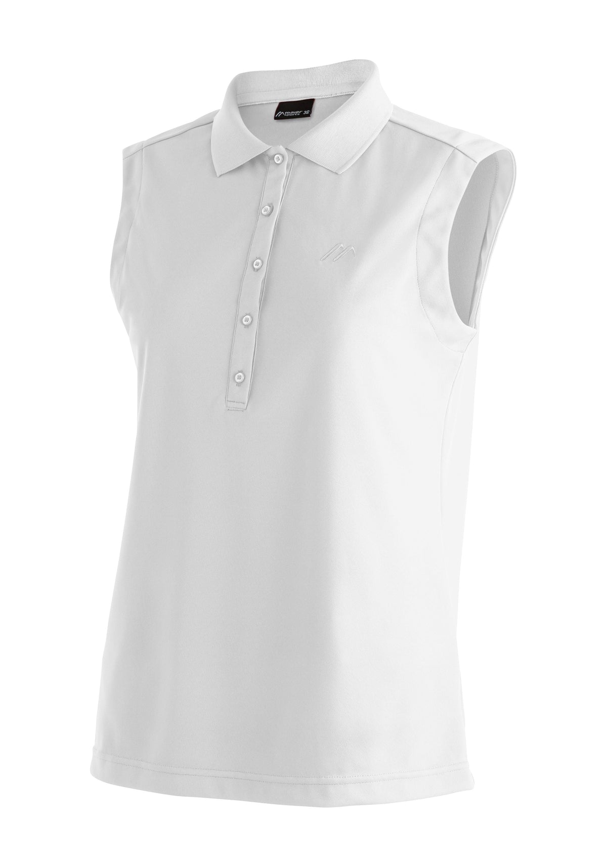 Maier Sports Ulrike sleeveless  – white