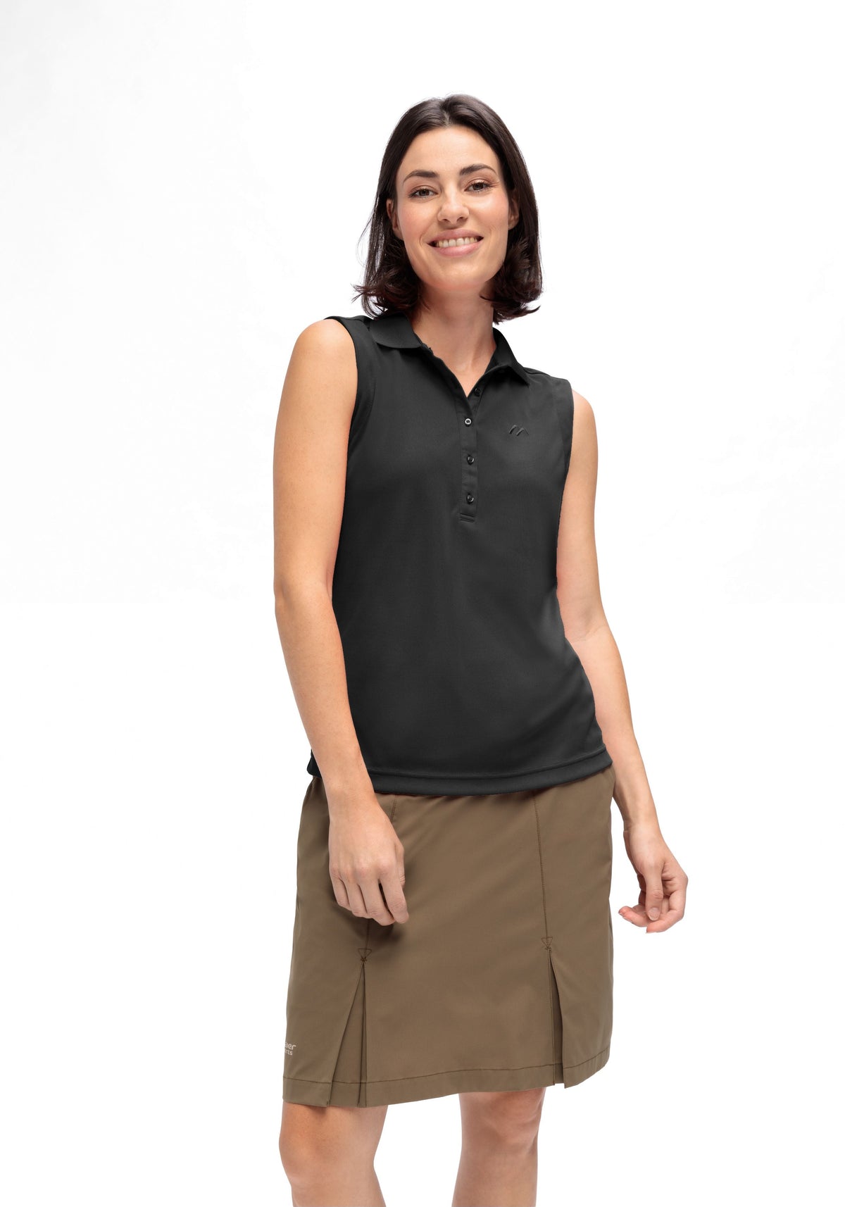 Maier Sports Ulrike sleeveless  – black