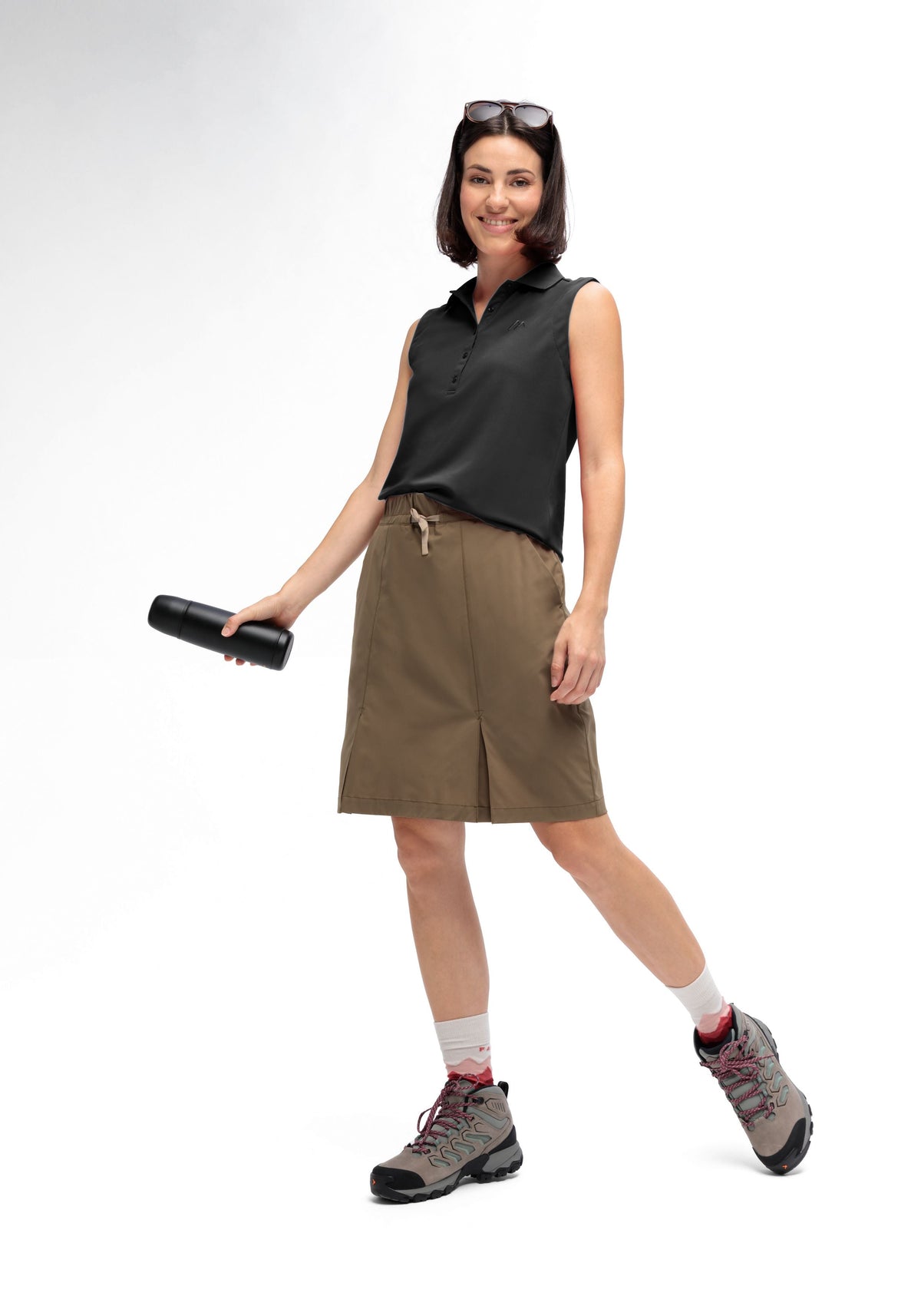 Maier Sports Ulrike sleeveless  – black
