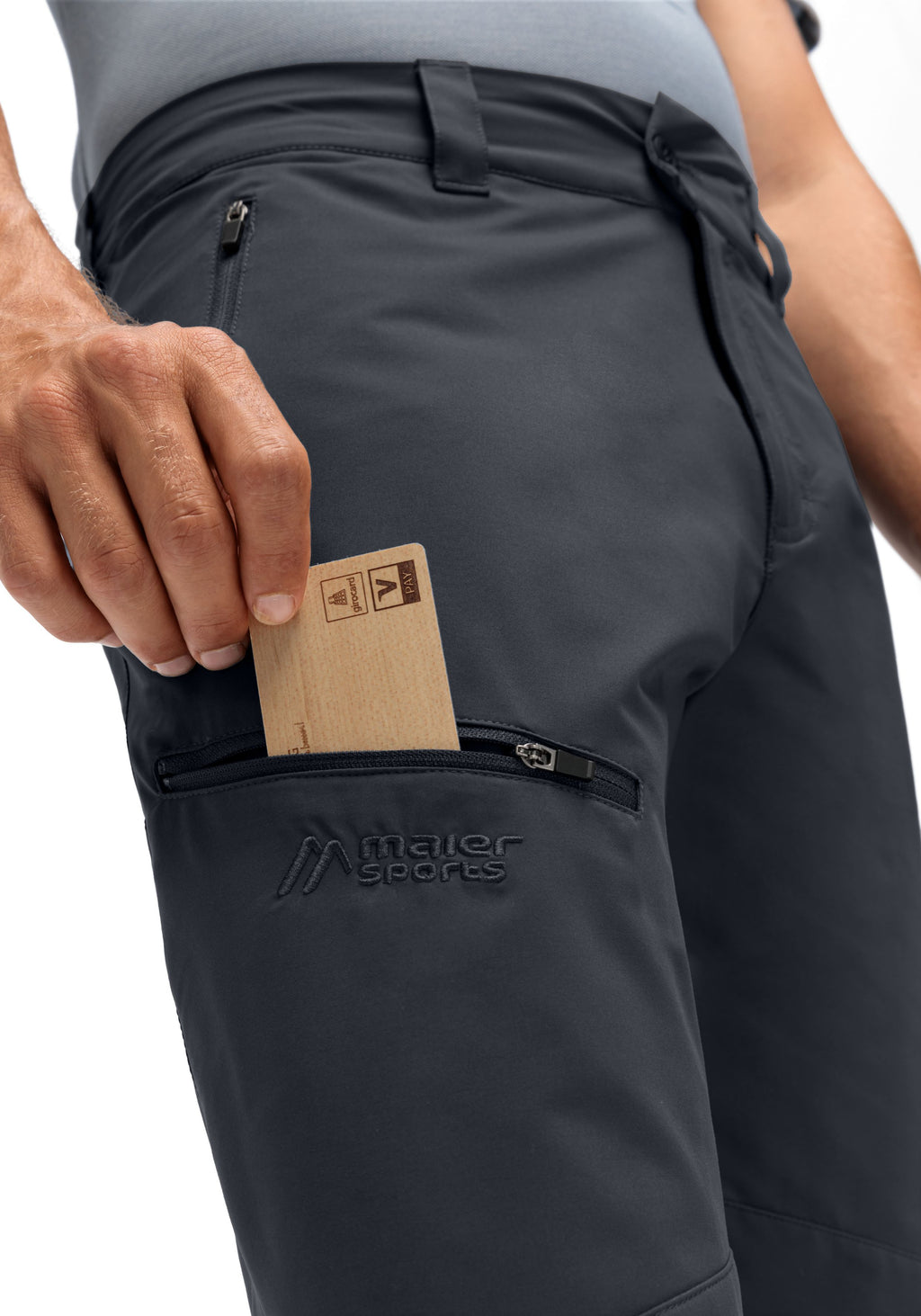 Maier Sports Nil Loop Outdoorhose Herren graphite - 2