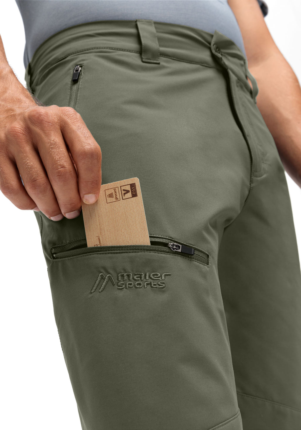 Maier Sports Nil Loop Outdoorhose Herren green goose - 2