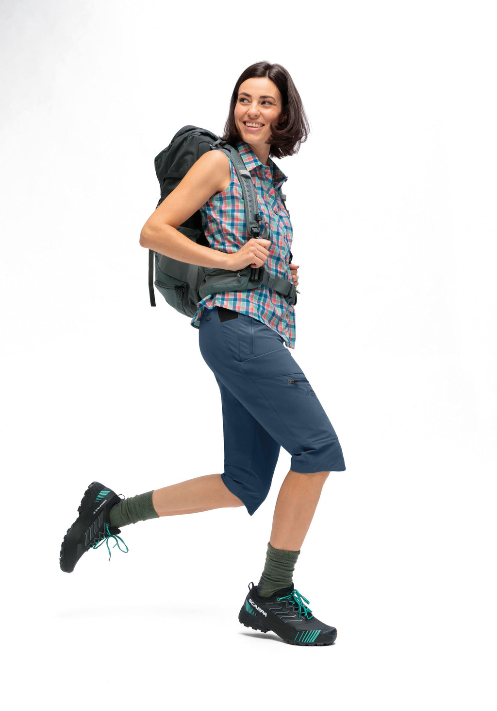 Maier Sports Inara slim Capri Vario  – ensign blue