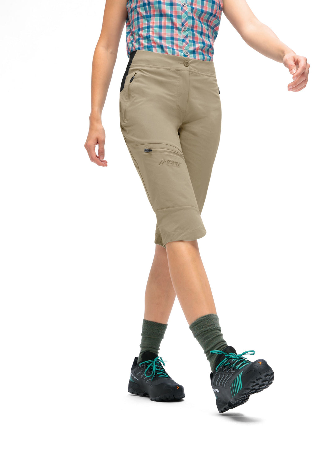 Maier Sports Inara slim Capri Vario  – coriander