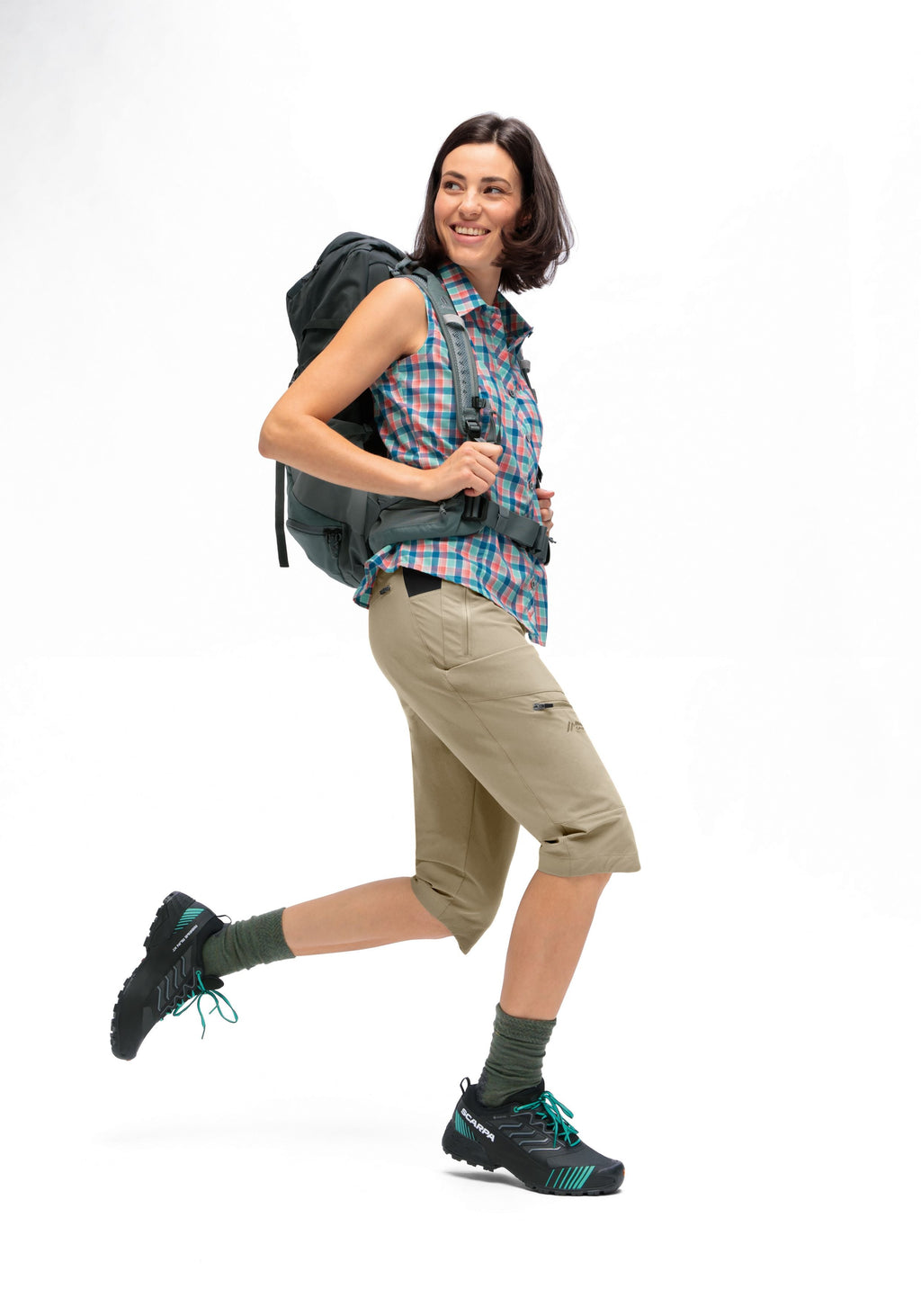 Maier Sports Inara slim Capri Vario  – coriander