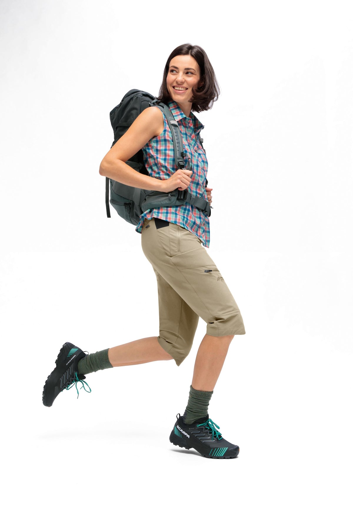 Maier Sports Inara slim Capri Vario  – coriander
