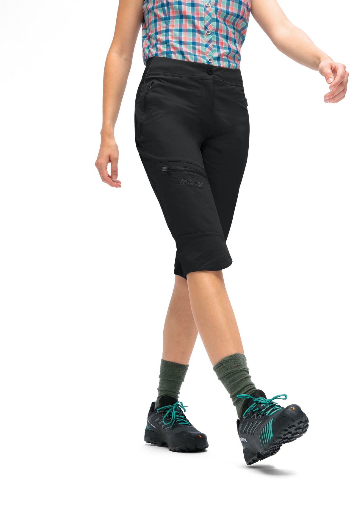 Maier Sports Inara slim Capri Vario  – black