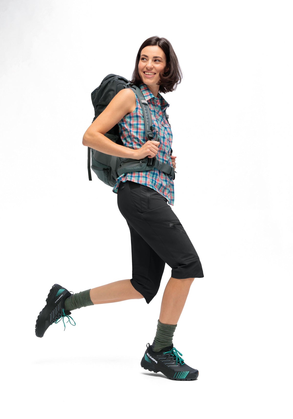 Maier Sports Inara slim Capri Vario  – black