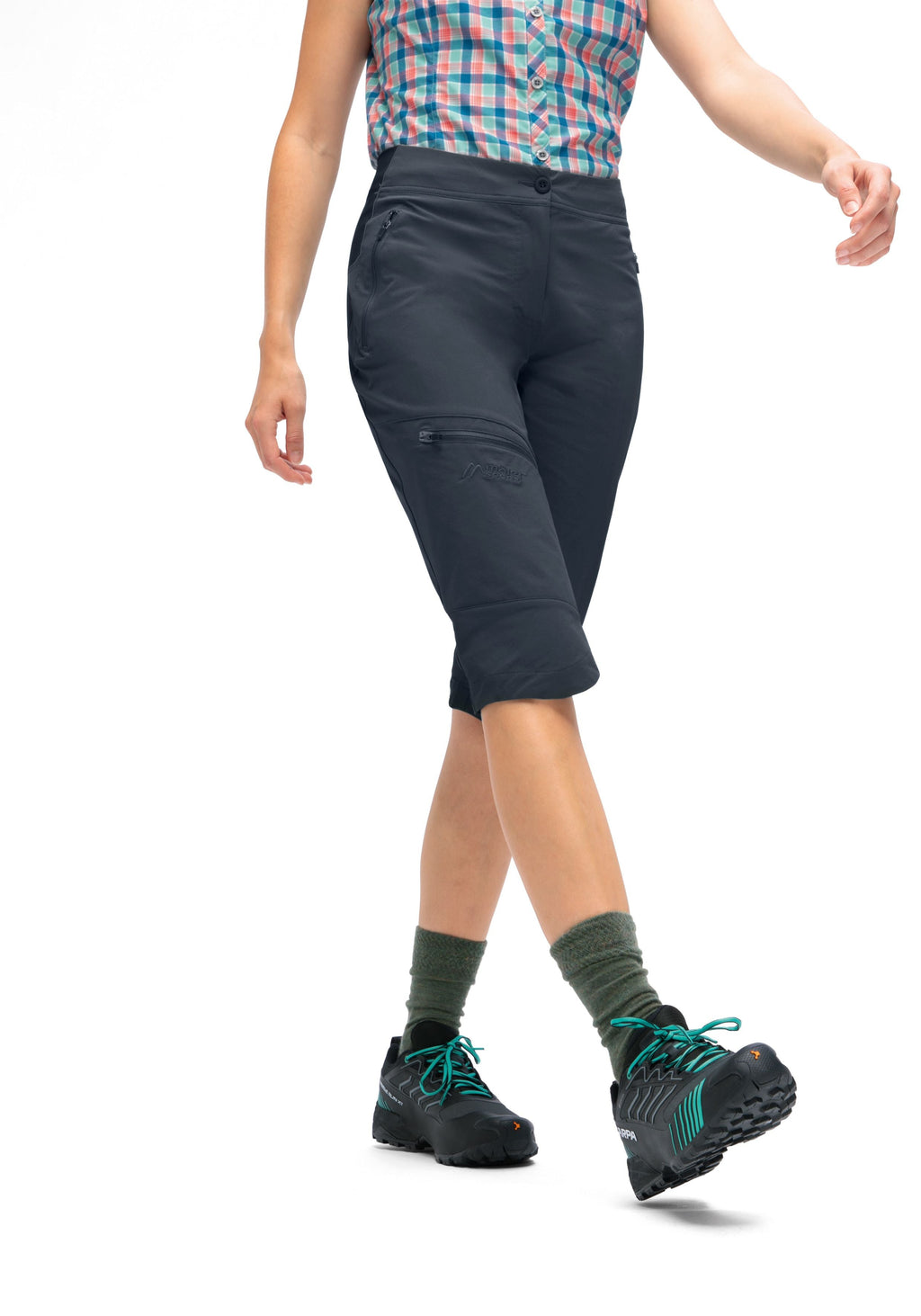 Maier Sports Inara slim Capri Vario  – graphite
