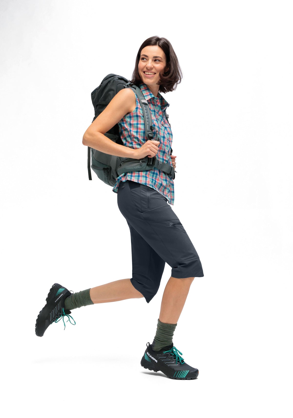 Maier Sports Inara slim Capri Vario  – graphite