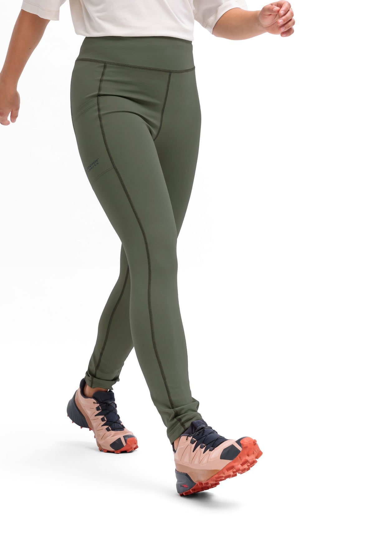 Maier Sports MS FAV Long Tight W Tight Damen green goose - 4