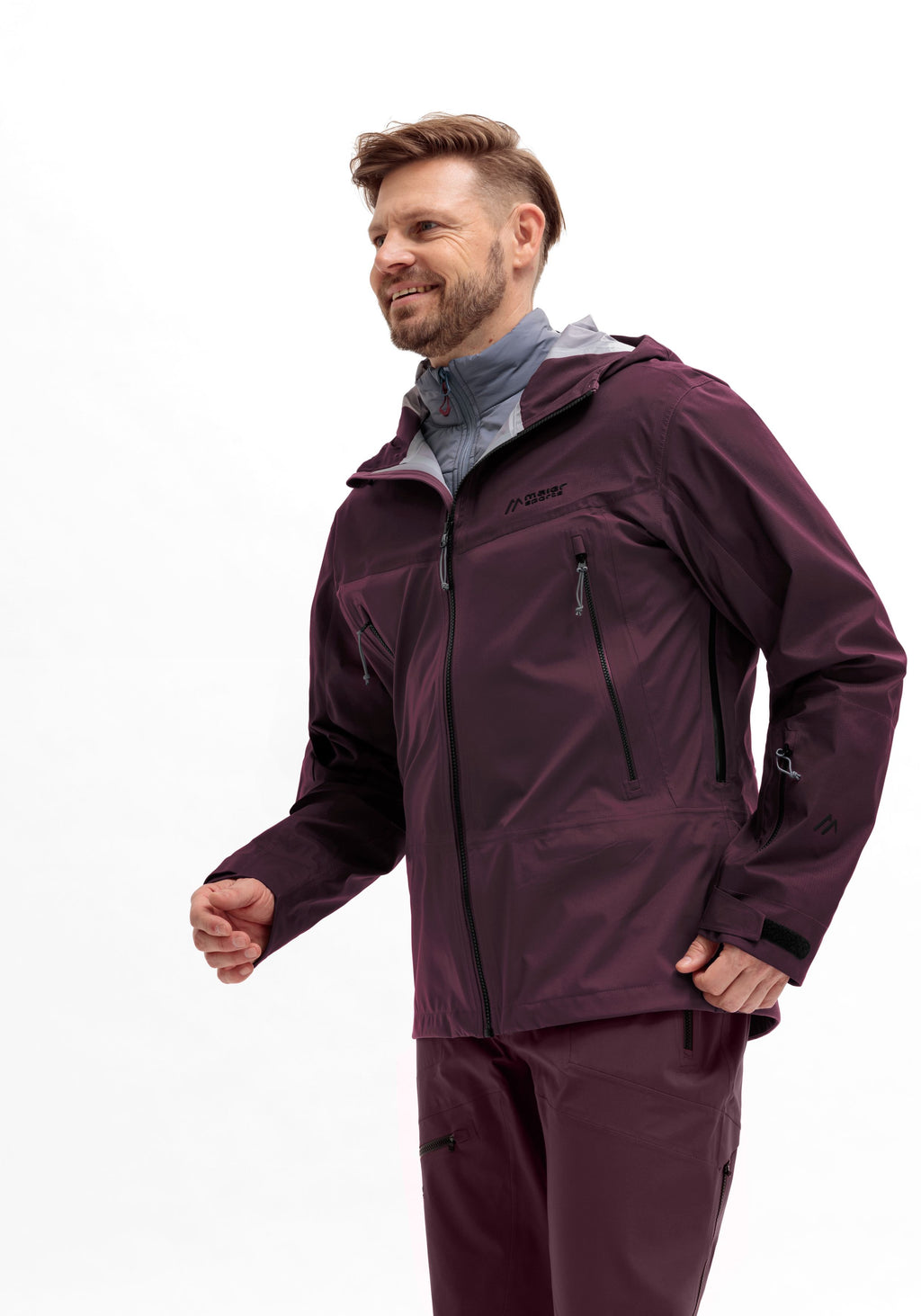 Maier Sports Marsicano 3lg 3-Lagen-Jacke Herren rich soil - 4