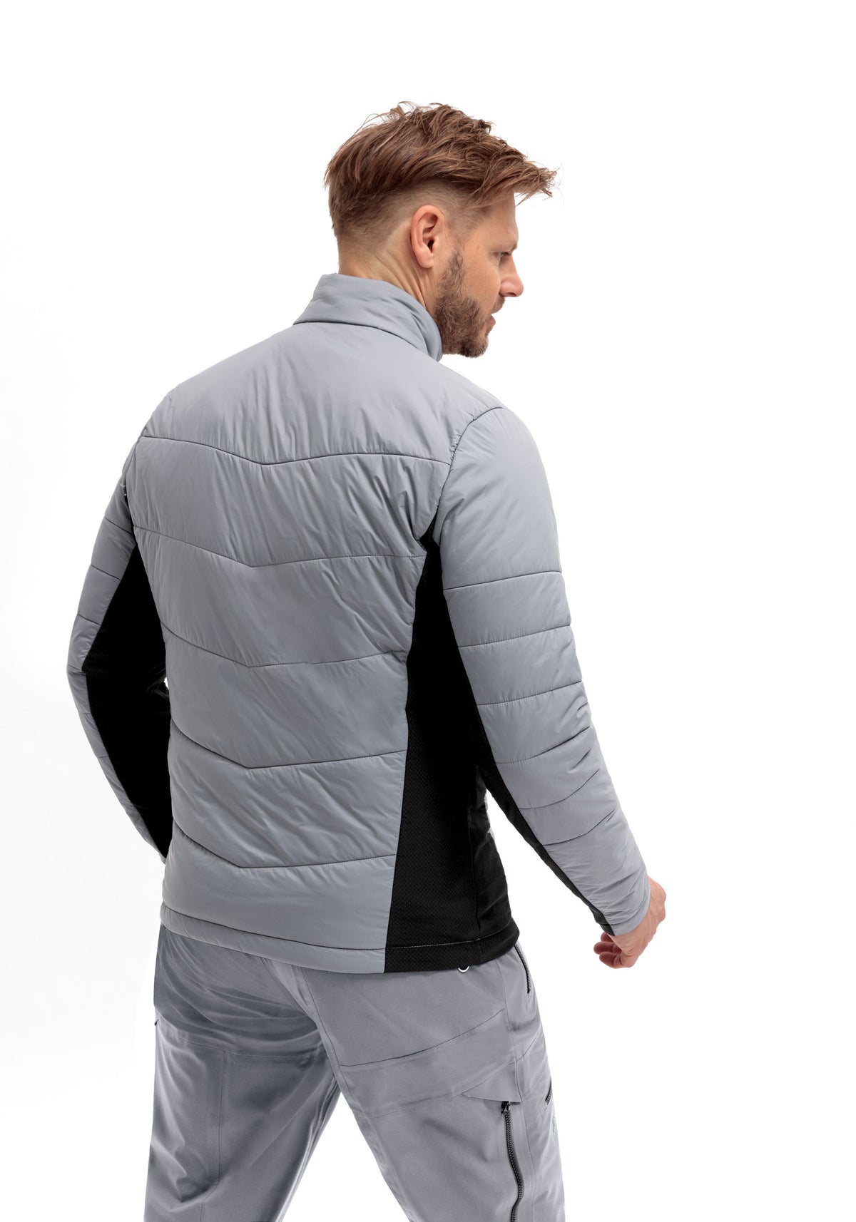 Maier Sports Marsicano Hyb Midlayer Herren quiet shade/black - 5