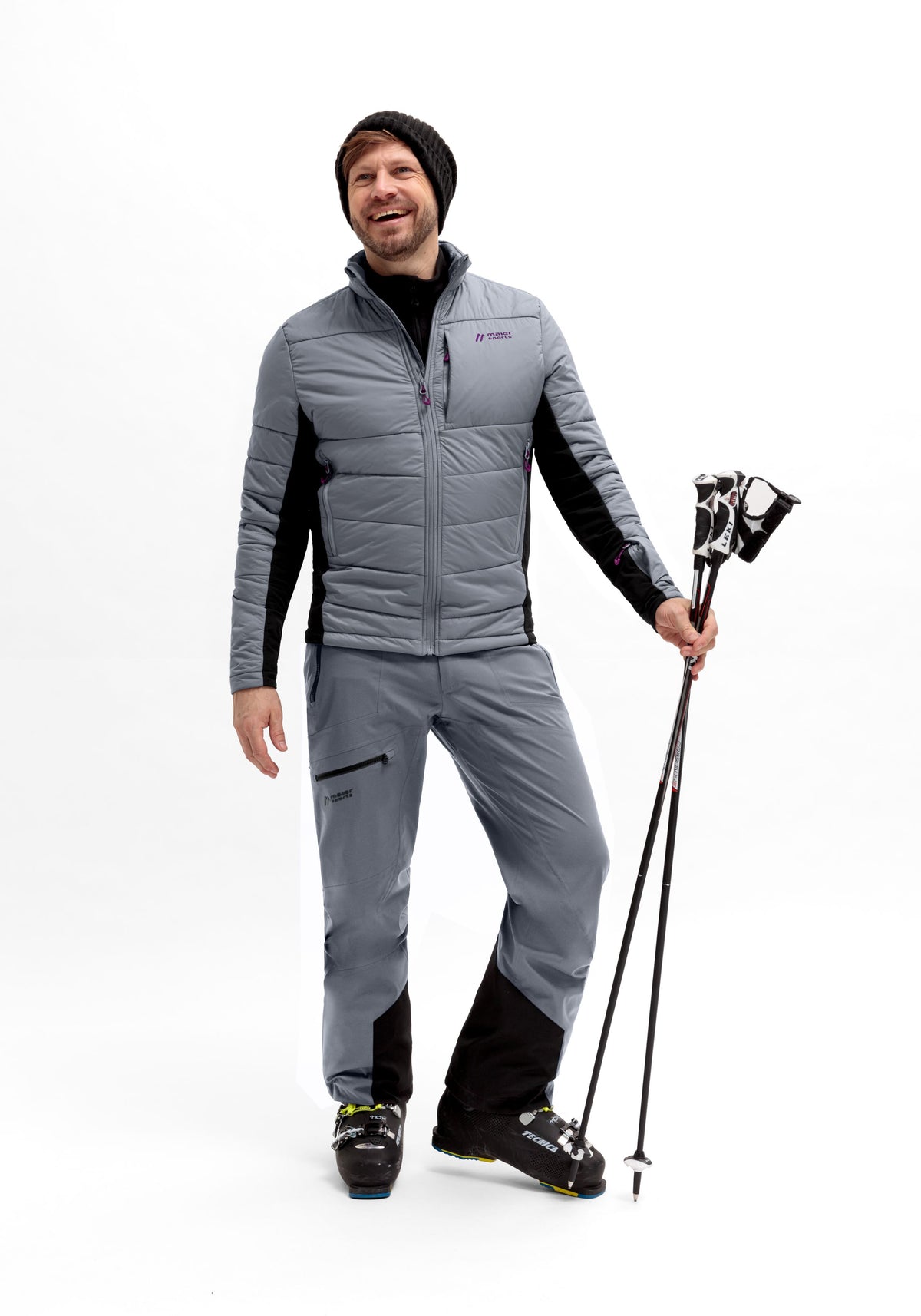 Maier Sports Marsicano Hyb Midlayer Herren quiet shade/black - 6