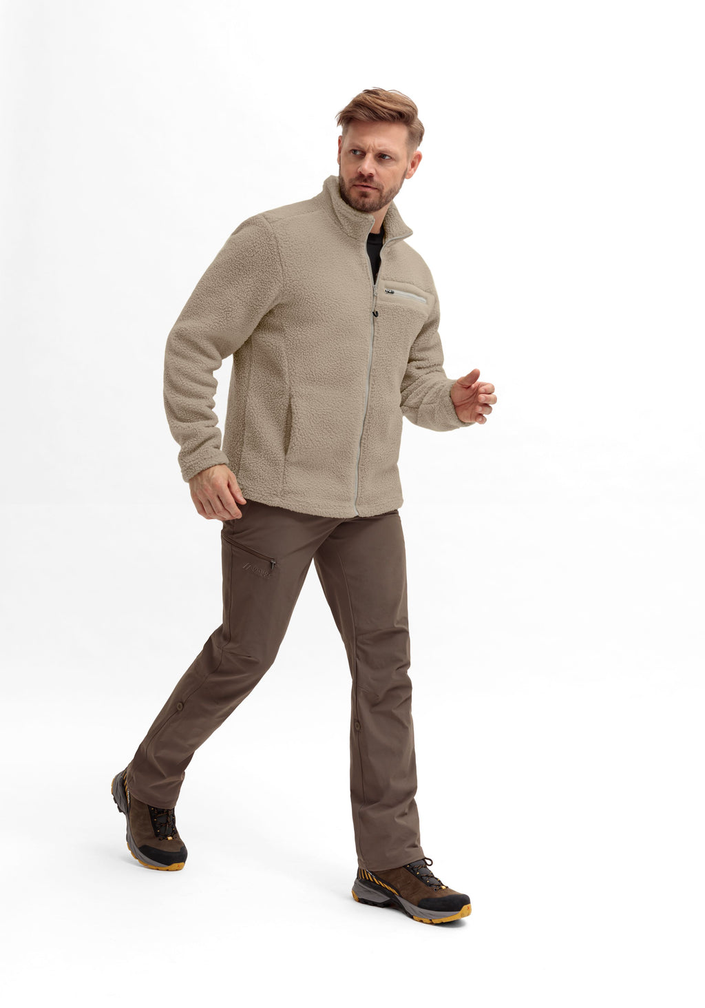 Maier Sports Racka M Fleecejacke Herren feather gray - 6