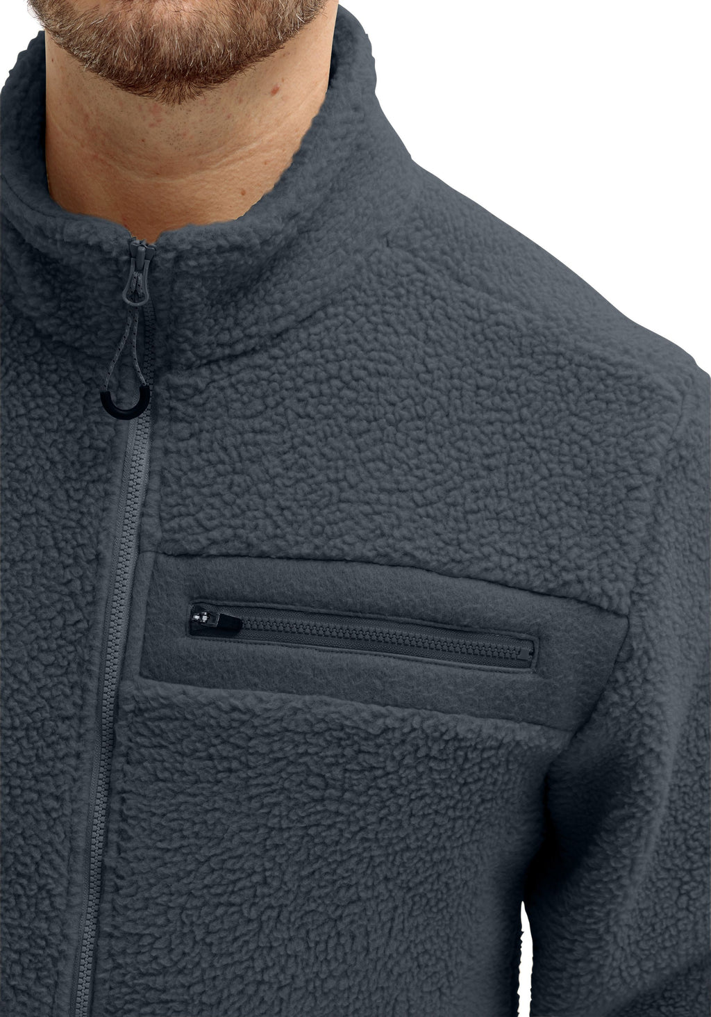Maier Sports Racka M Fleecejacke Herren graphite - 2