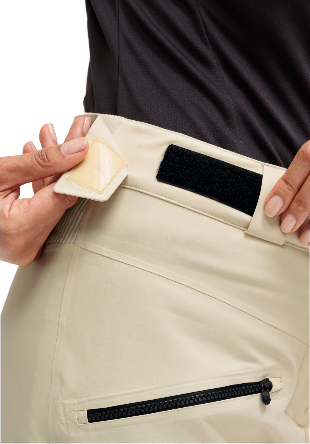 Maier Sports Whiteglam Pants W Skihose Damen muslin/black - 2