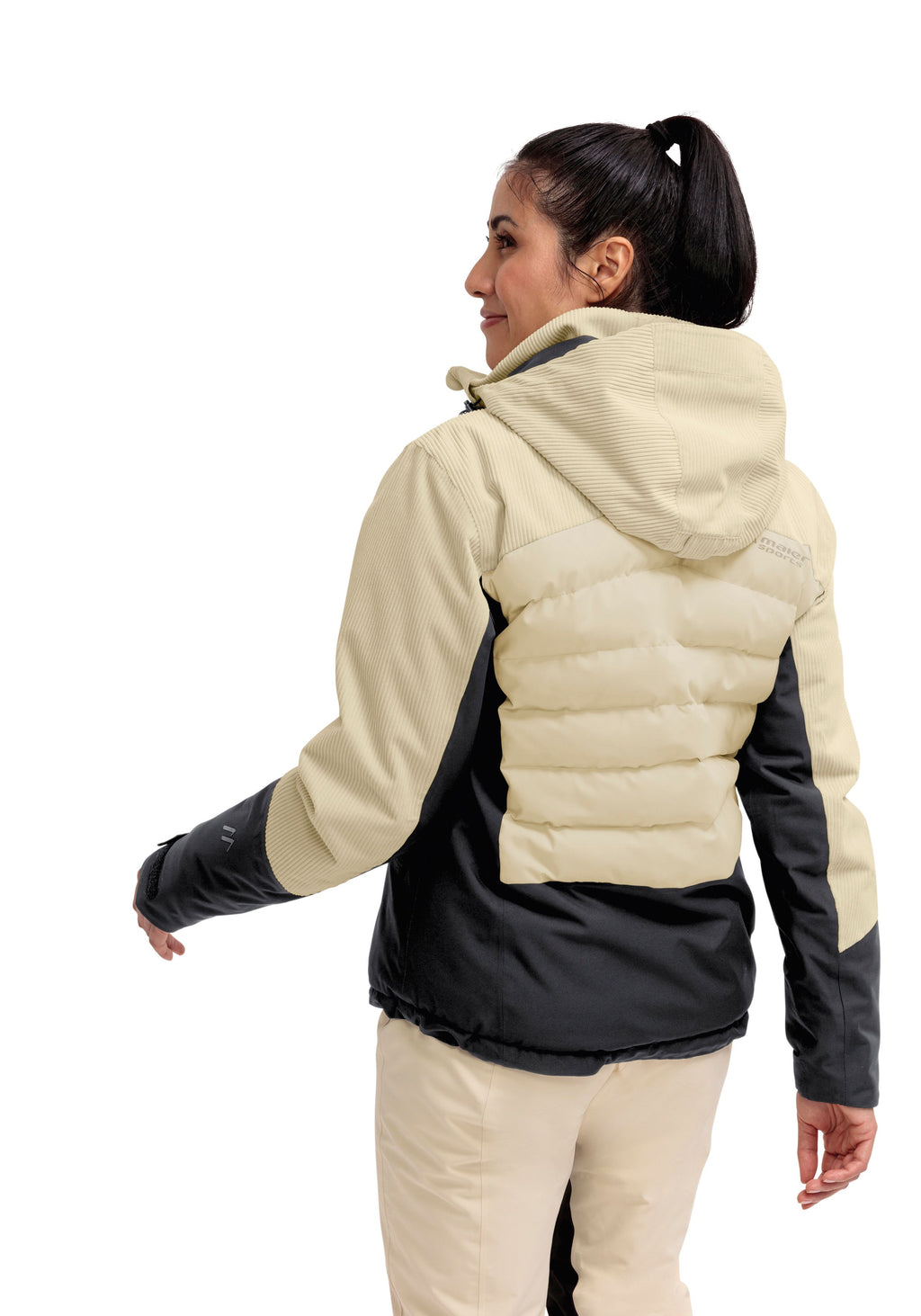 Maier Sports Whiteglam W Skijacke Damen muslin/black - 6