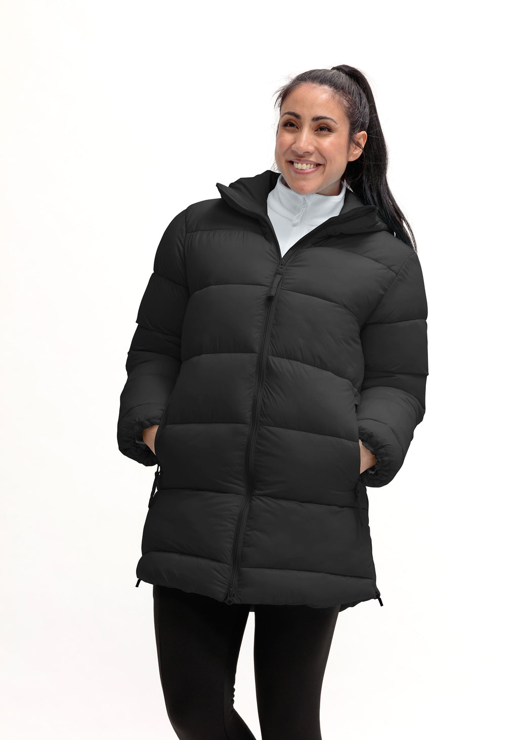 Maier Sports Heatcore Coat W Mantel Damen black - 4