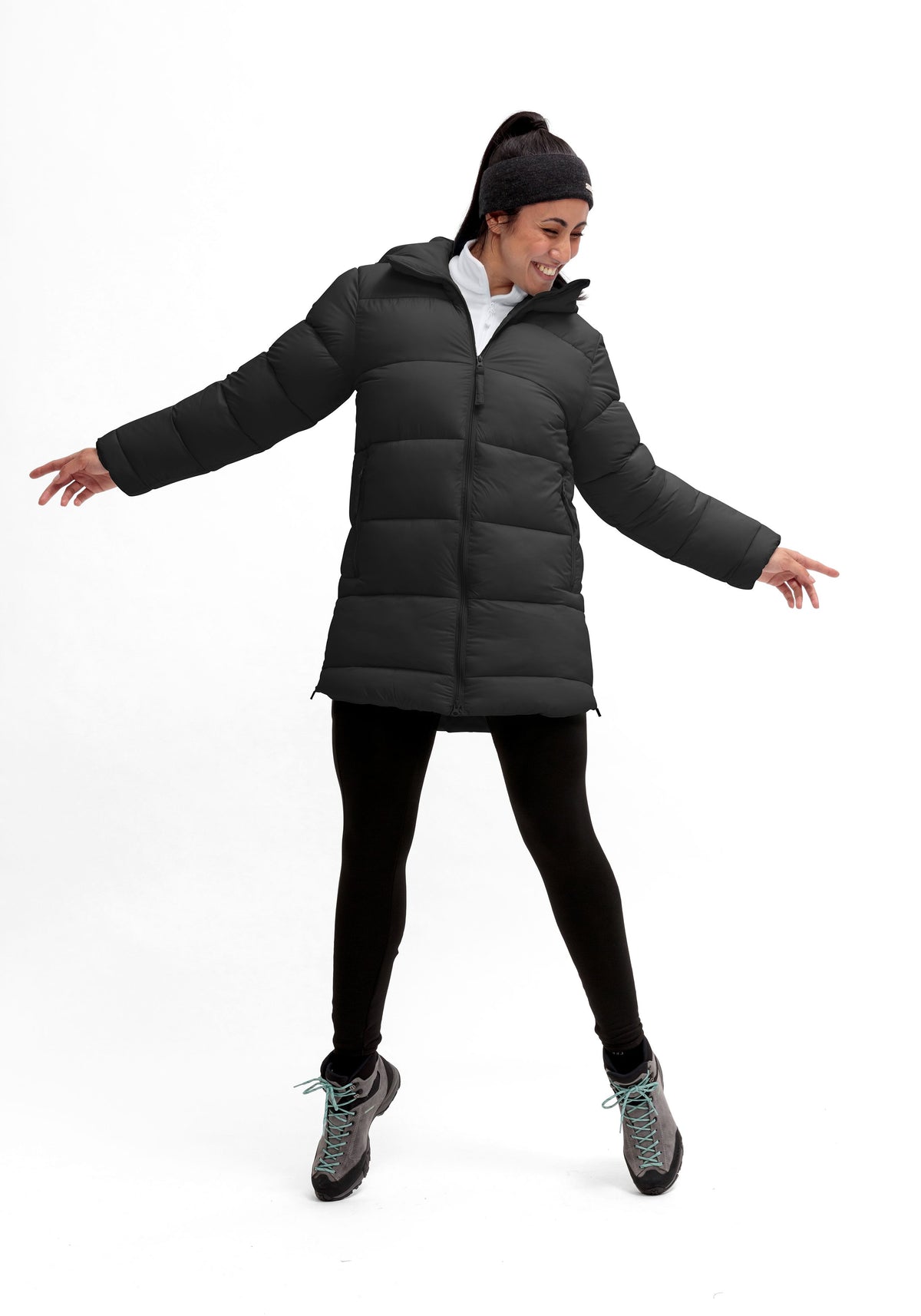 Maier Sports Heatcore Coat W Mantel Damen black - 8