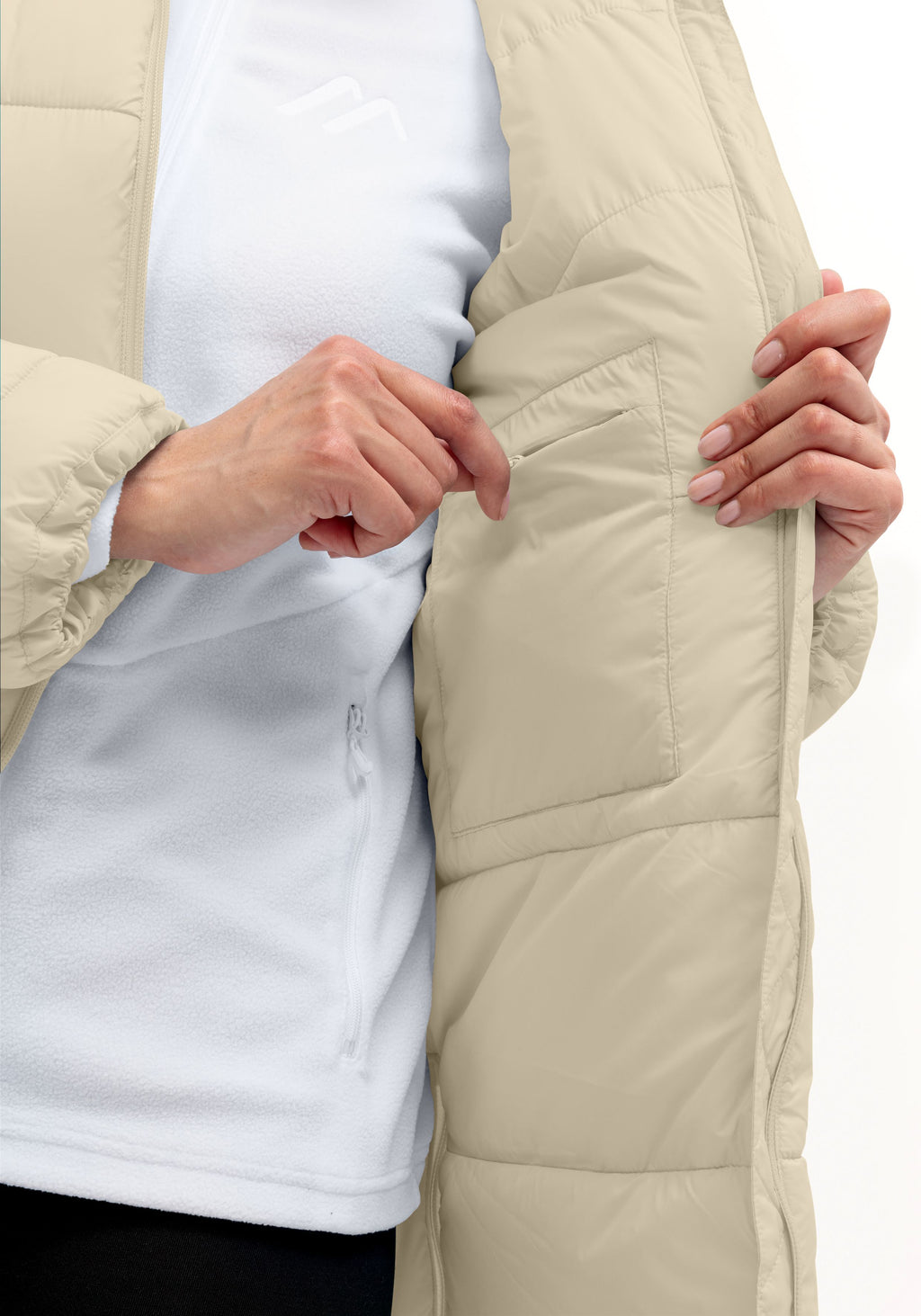 Maier Sports Heatcore Coat W Mantel Damen muslin - 7