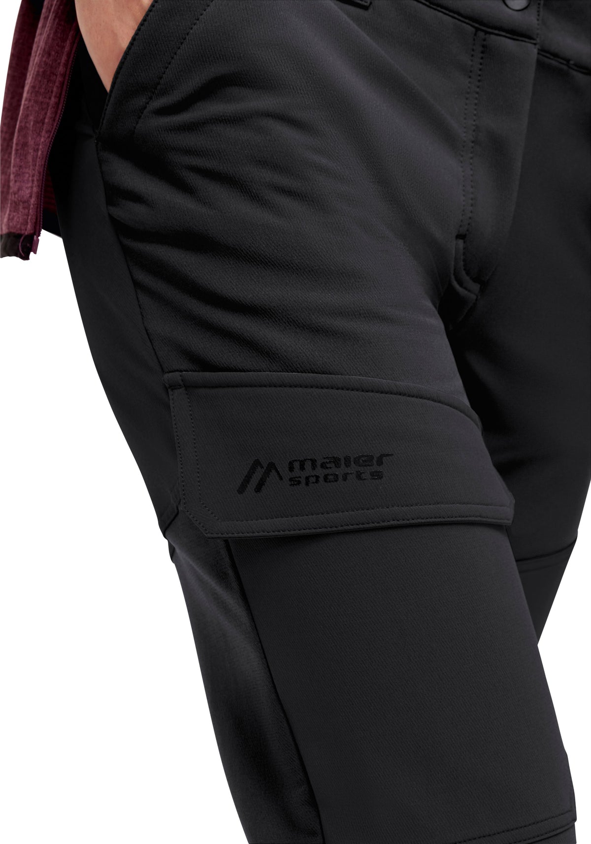 Maier Sports Fleeceflex W Outdoorhose Damen black - 5