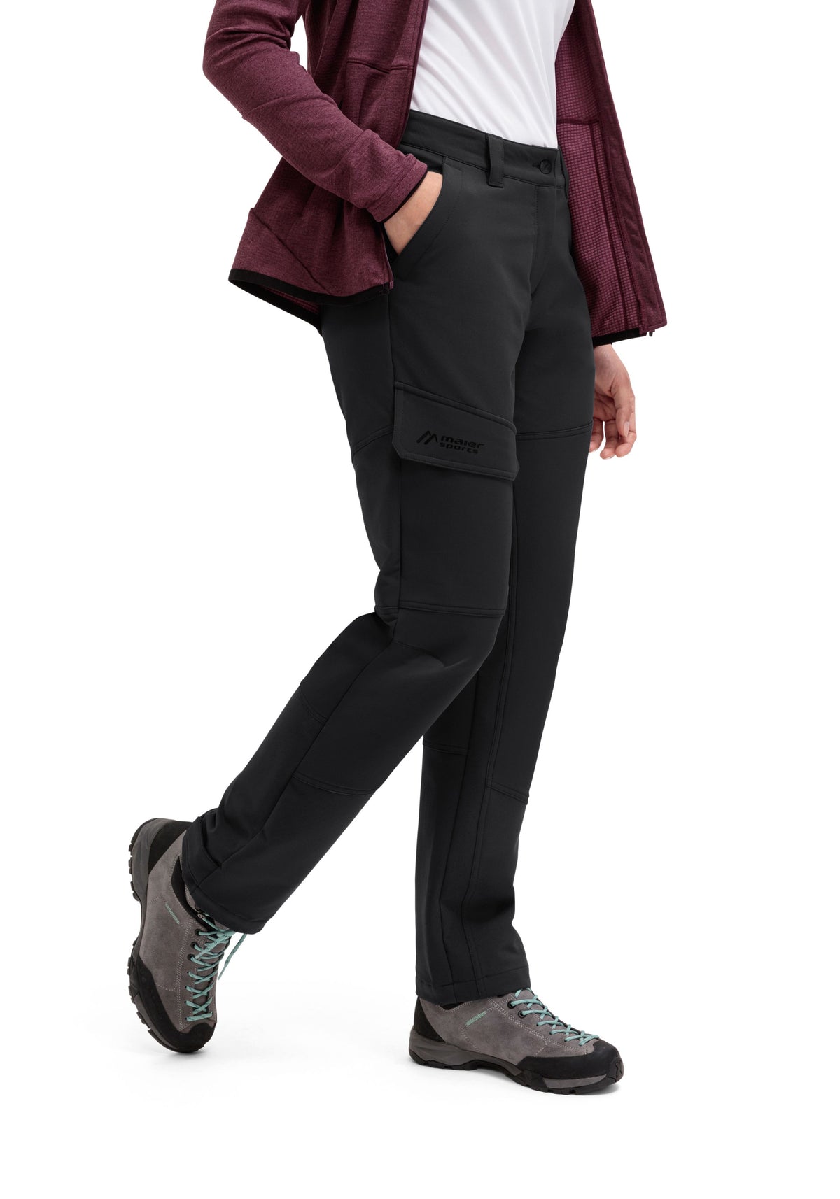 Maier Sports Fleeceflex W Outdoorhose Damen black - 4
