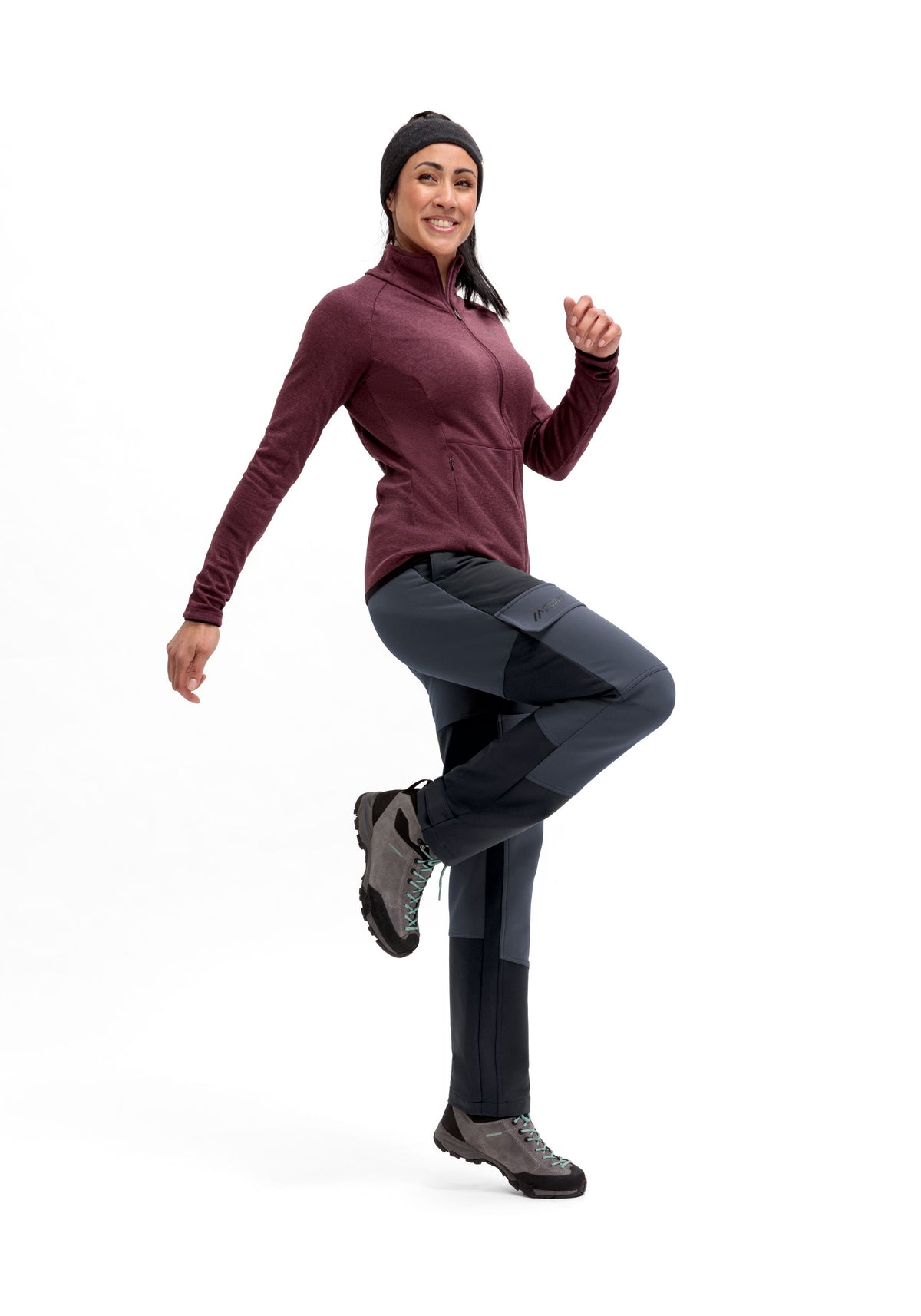 Maier Sports Fleeceflex W Outdoorhose Damen black/graphite - 8