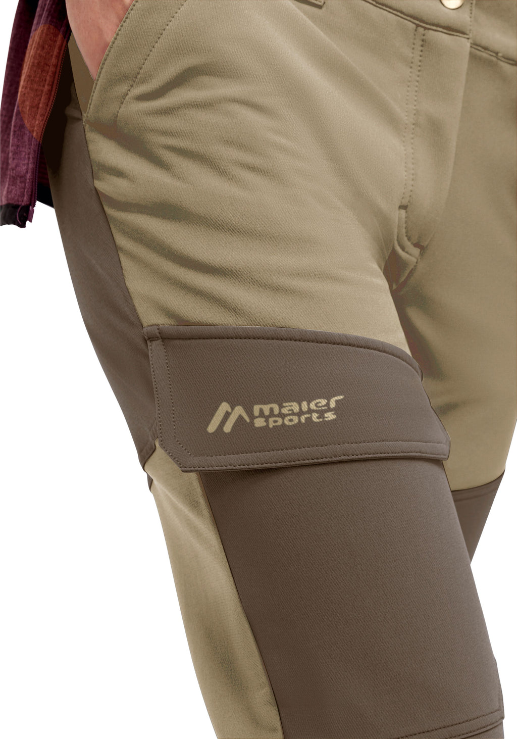Maier Sports Fleeceflex W Outdoorhose Damen coriander/teak - 5