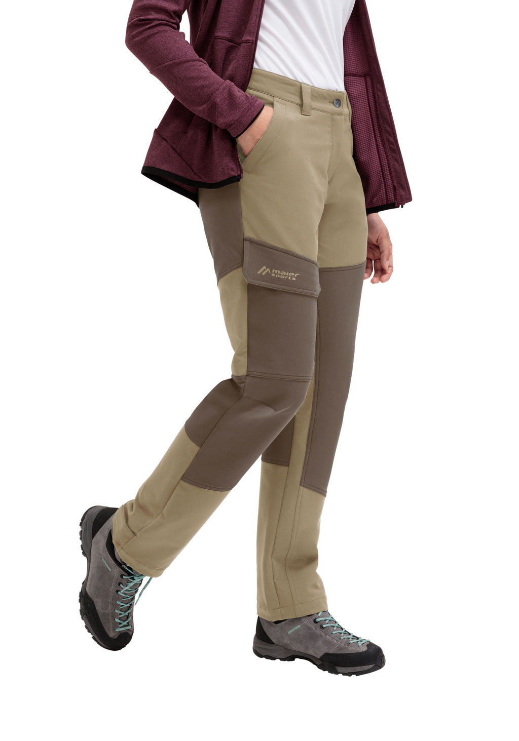 Maier Sports Fleeceflex W Outdoorhose Damen coriander/teak - 4