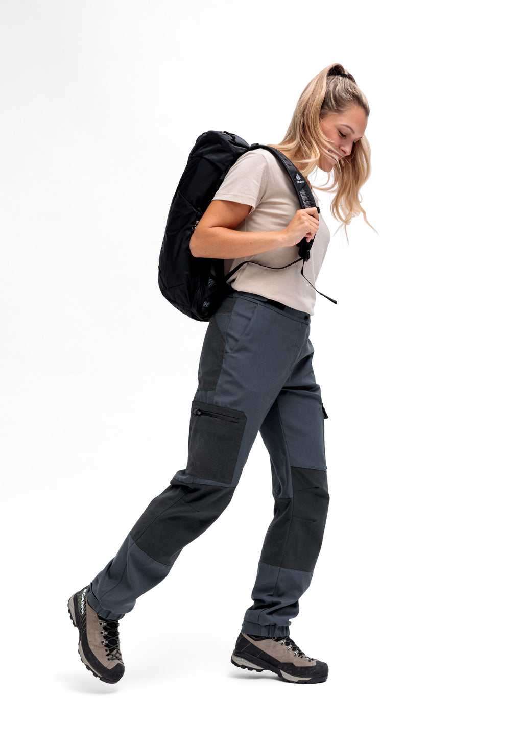 Maier Sports Stoneflex W Outdoorhose Damen graphite / black - 8