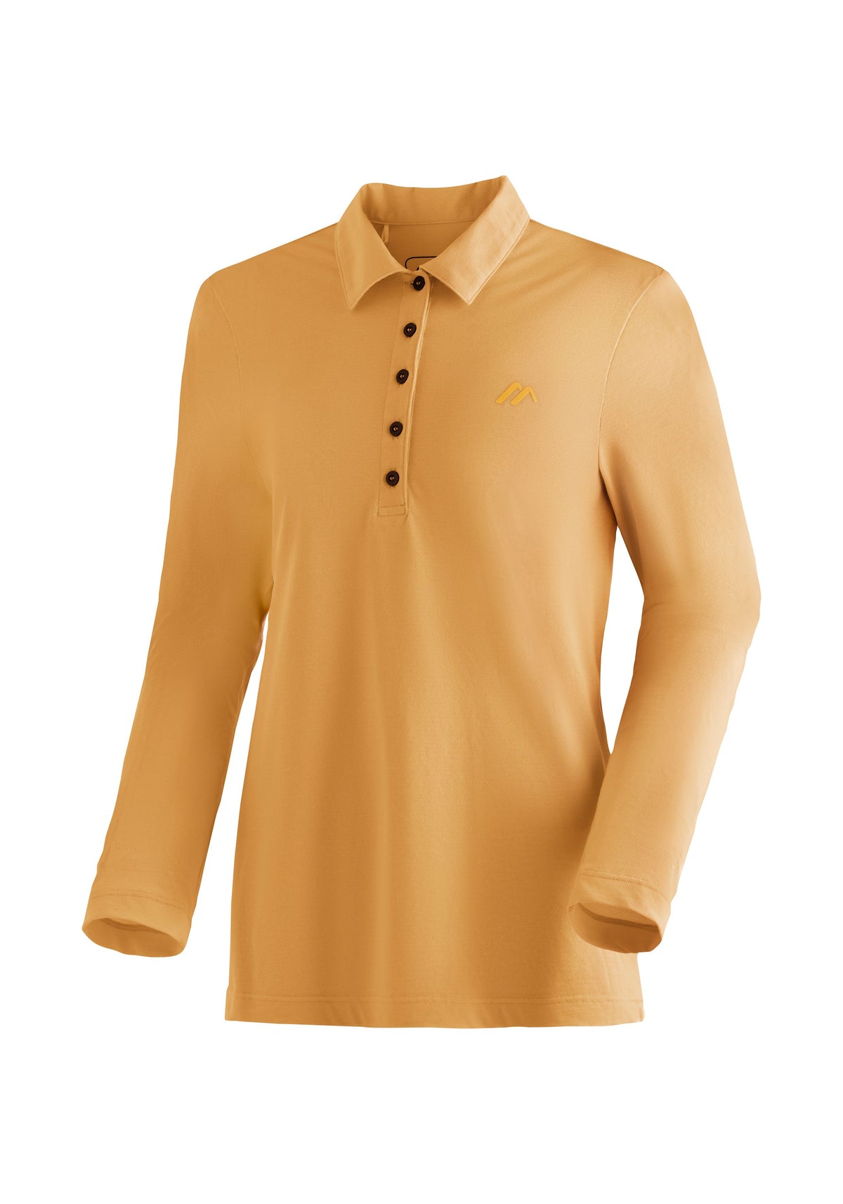Maier Sports Long Piquee Polo W Poloshirt Damen hollywood gold