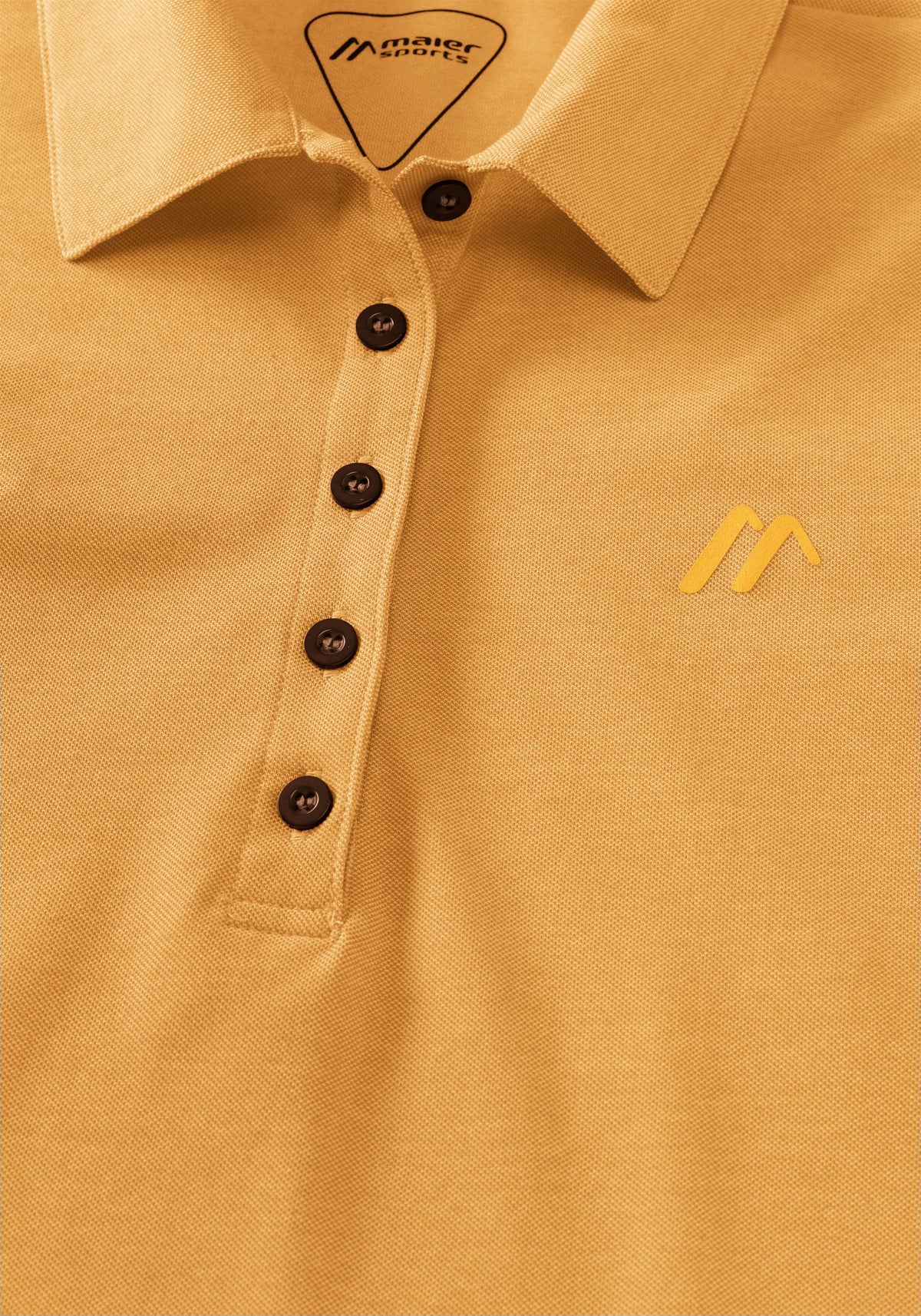 Maier Sports Long Piquee Polo W Poloshirt Damen hollywood gold - 2