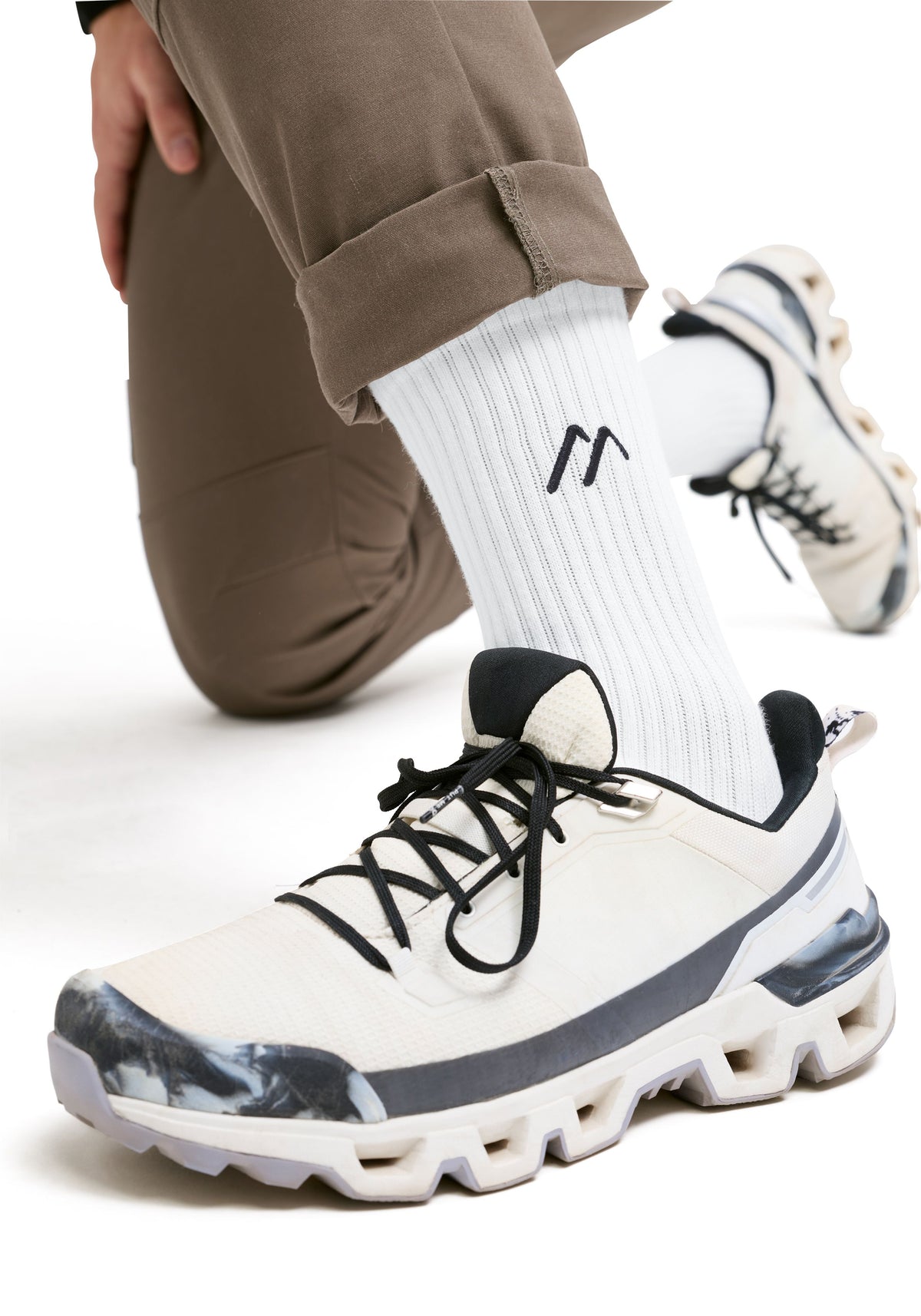 Maier Sports MS FAV Socks Socken Unisex white - 2