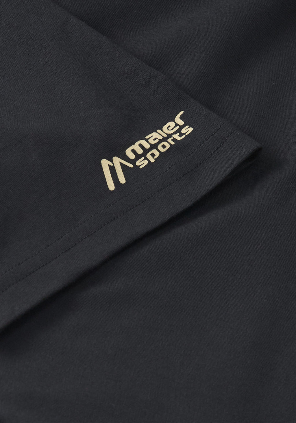 Maier Sports MS FAV Tee Print T-Shirt Herren black - 3