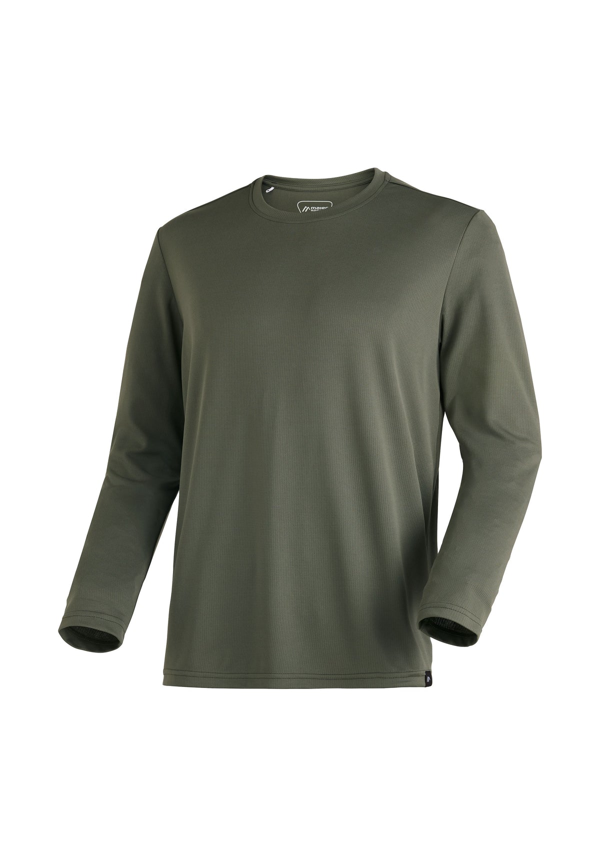 Maier Sports MS FAV Long Tee M Langarmshirt Herren green goose