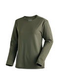 Maier Sports MS FAV Long Tee W Langarmshirt Damen green goose