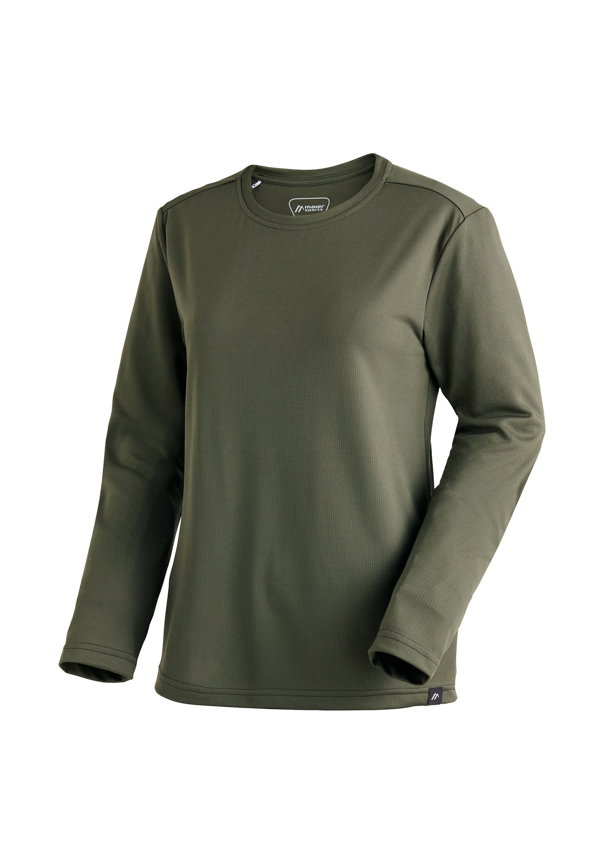 Maier Sports MS FAV Long Tee W Langarmshirt Damen green goose
