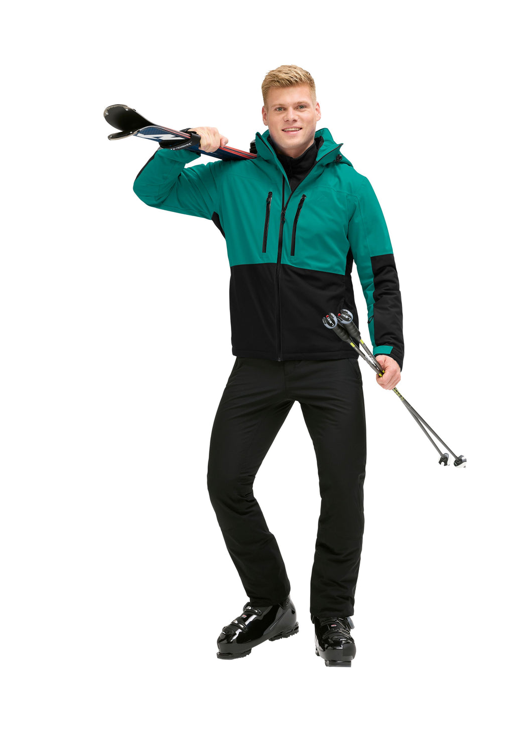 Maier Sports Golte Skijacke Herren teal denim stone/nightsky - 7