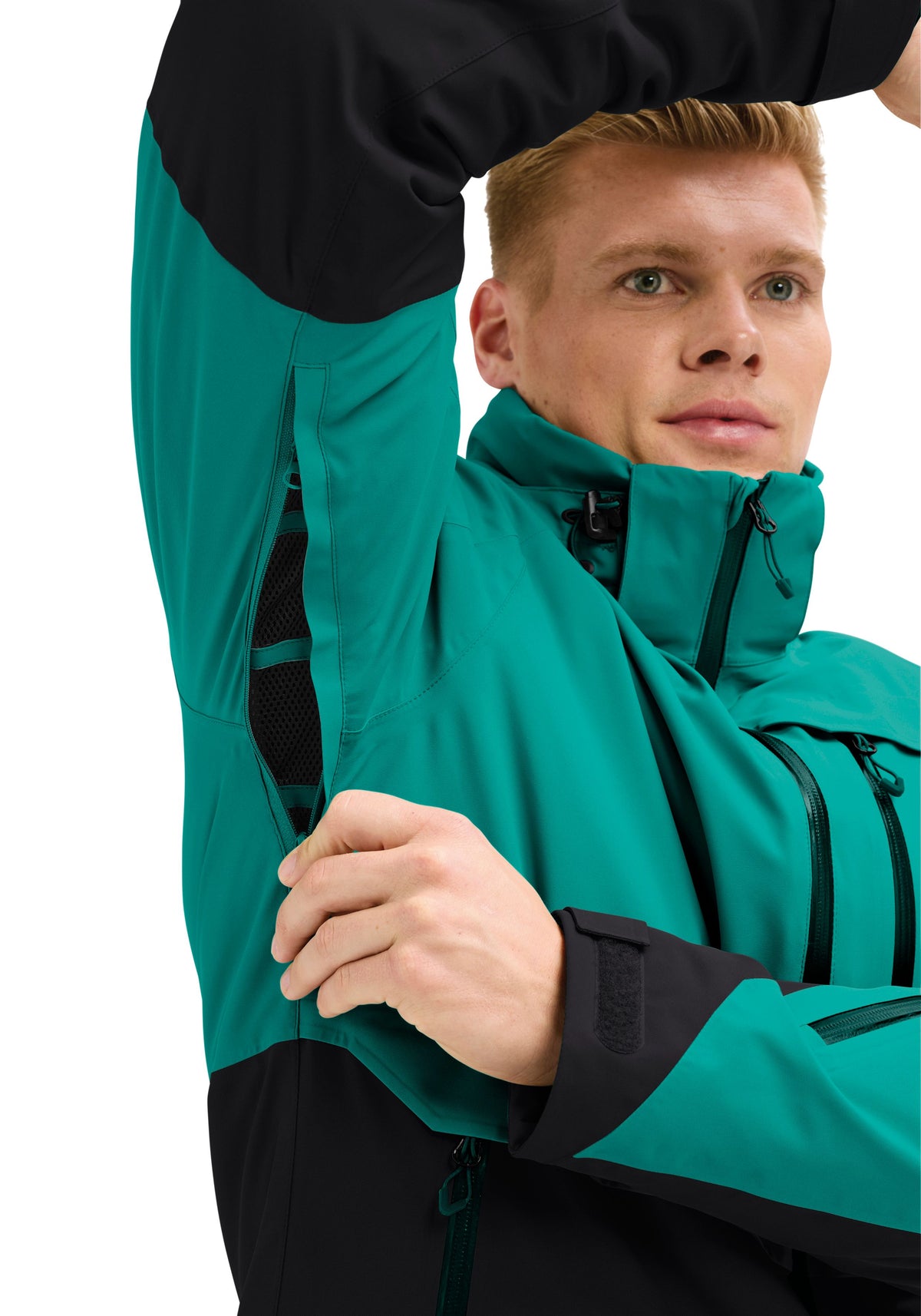Maier Sports Lipno Skijacke Herren teal denim stone/nightsky - 2