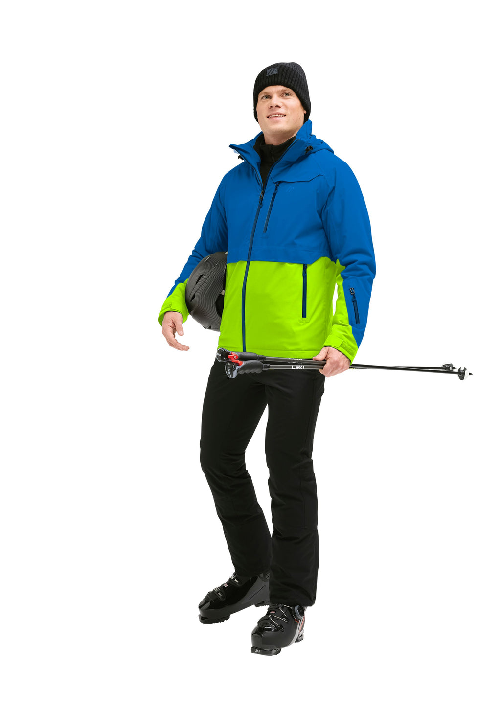 Maier Sports Lipno Skijacke Herren imperial blue/new bud - 7