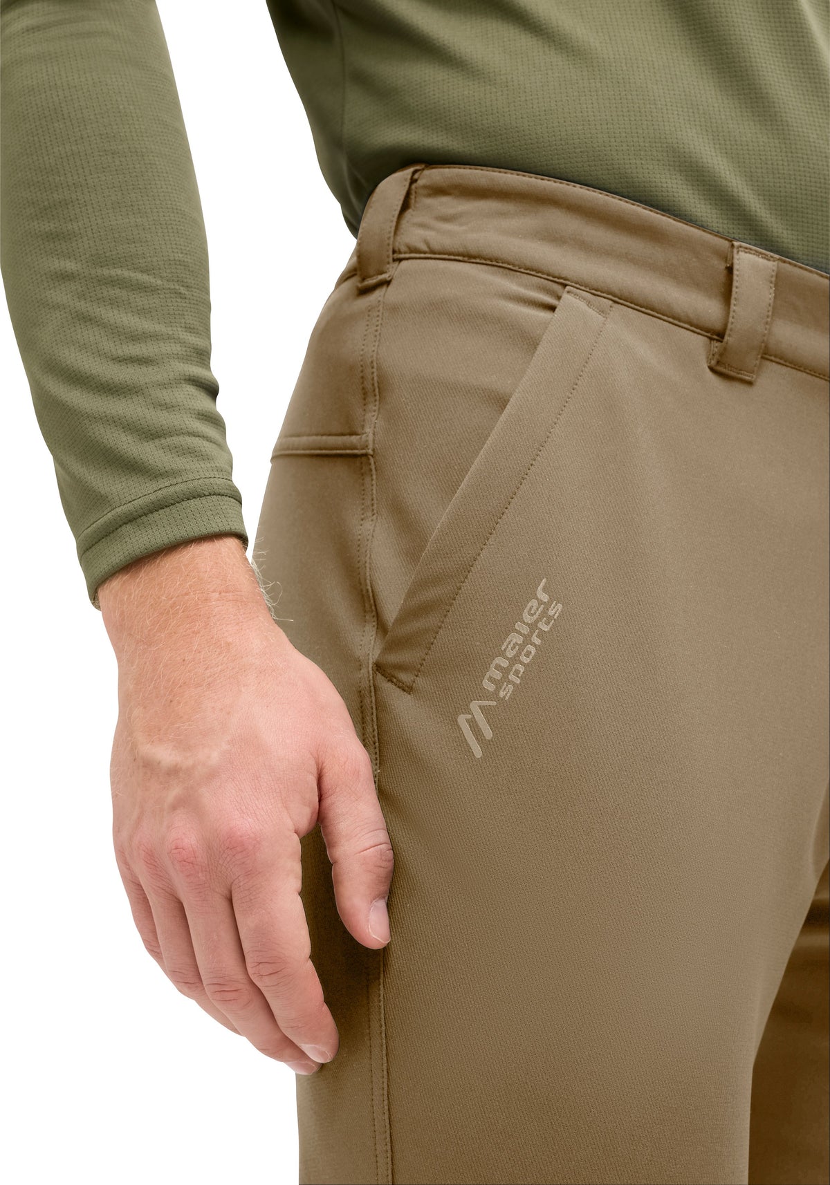 Maier Sports Essential Flex M Winterhose Herren coriander - 5