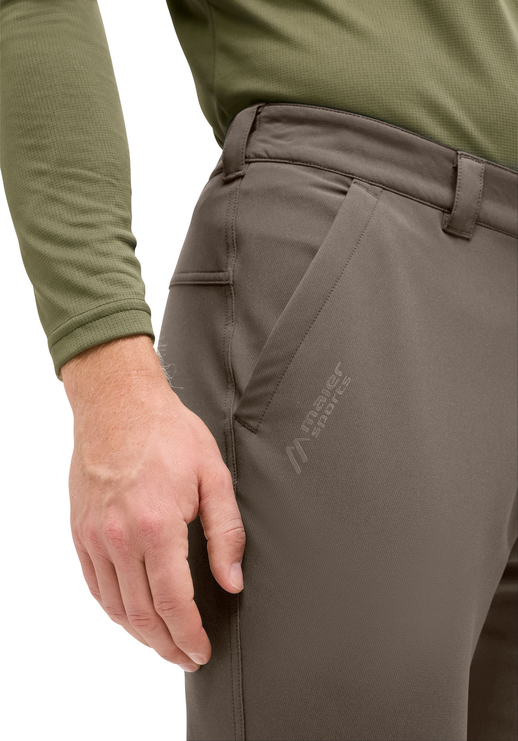 Maier Sports Essential Flex M Winterhose Herren teak - 5