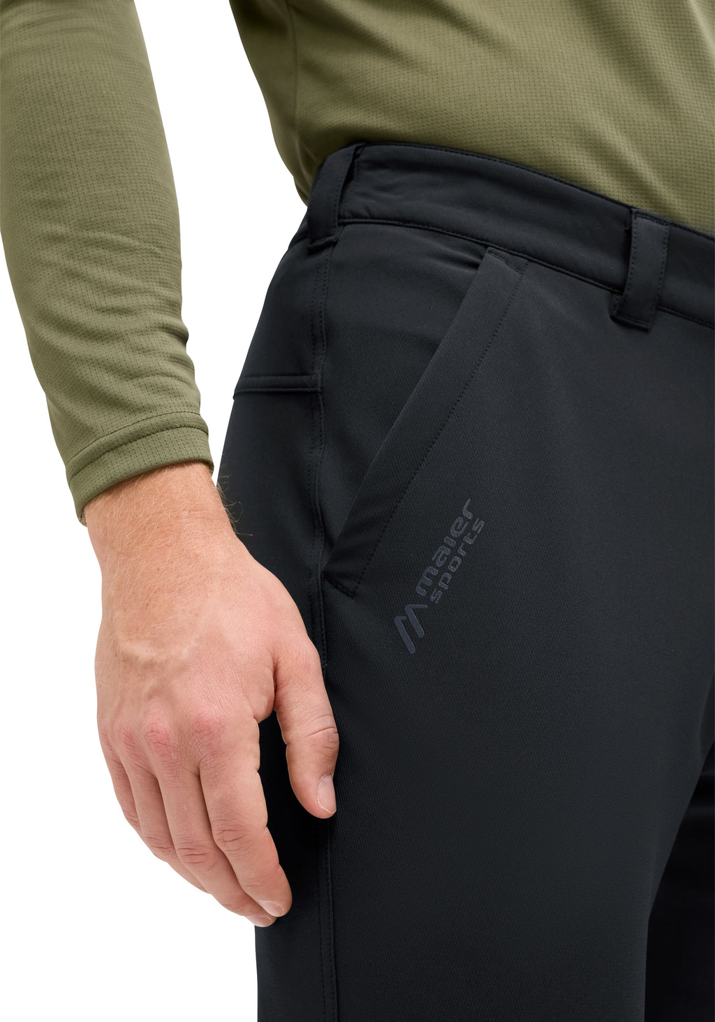 Maier Sports Essential Flex M Winterhose Herren black - 5