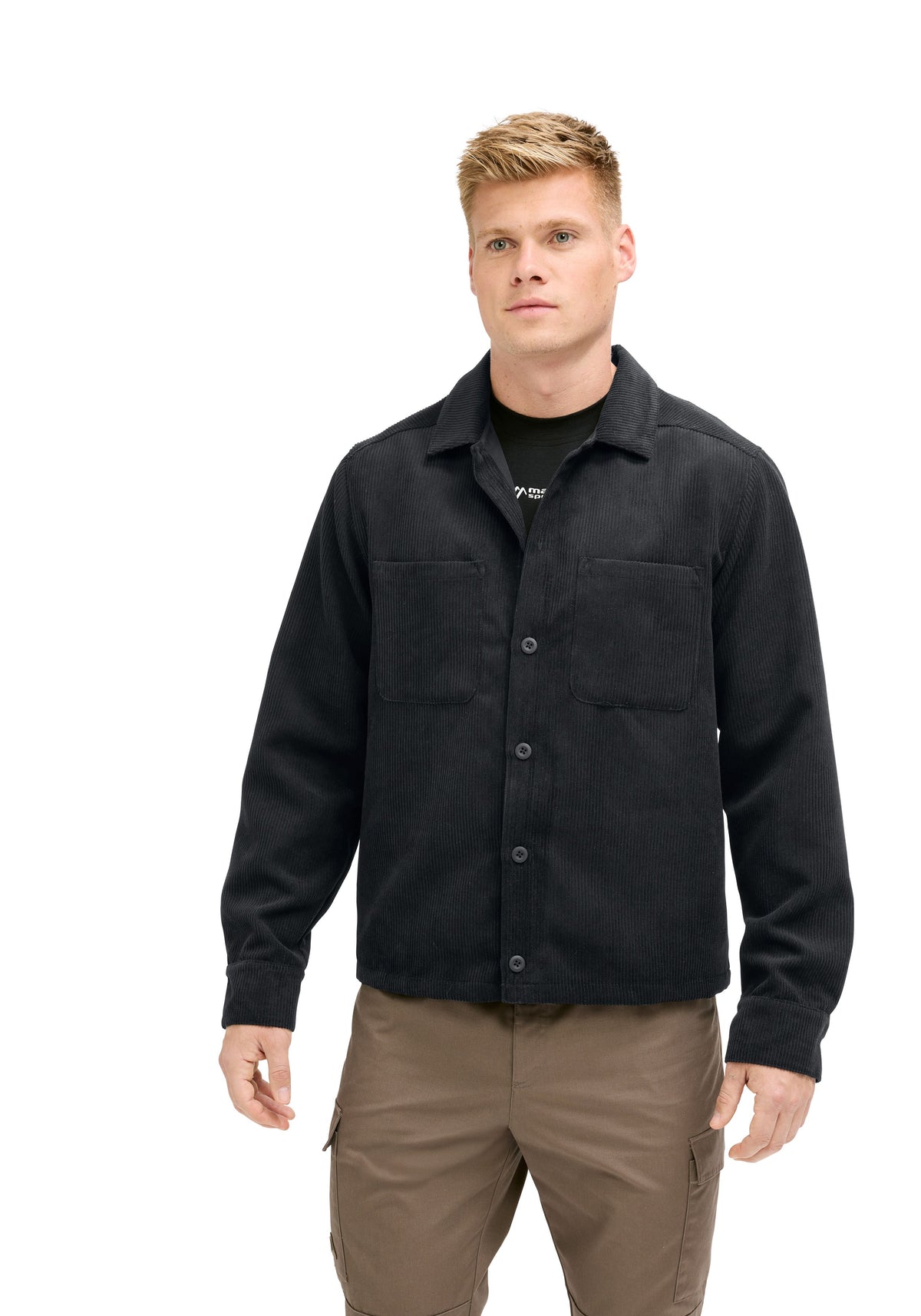 Maier Sports Wellcord M Cordhemd Herren black - 4