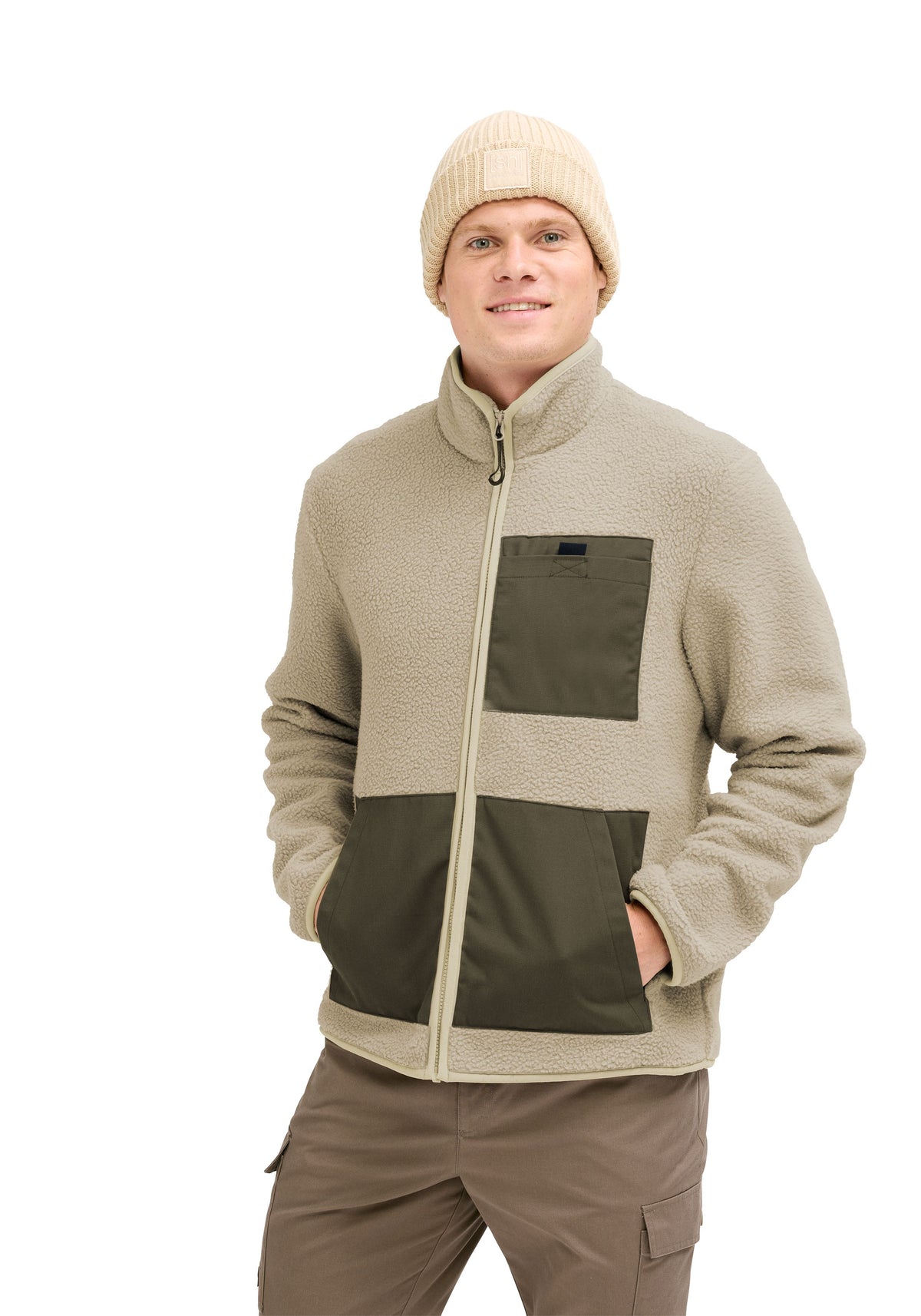 Maier Sports Racka Plus M Fleecejacke Herren feather gray - 4