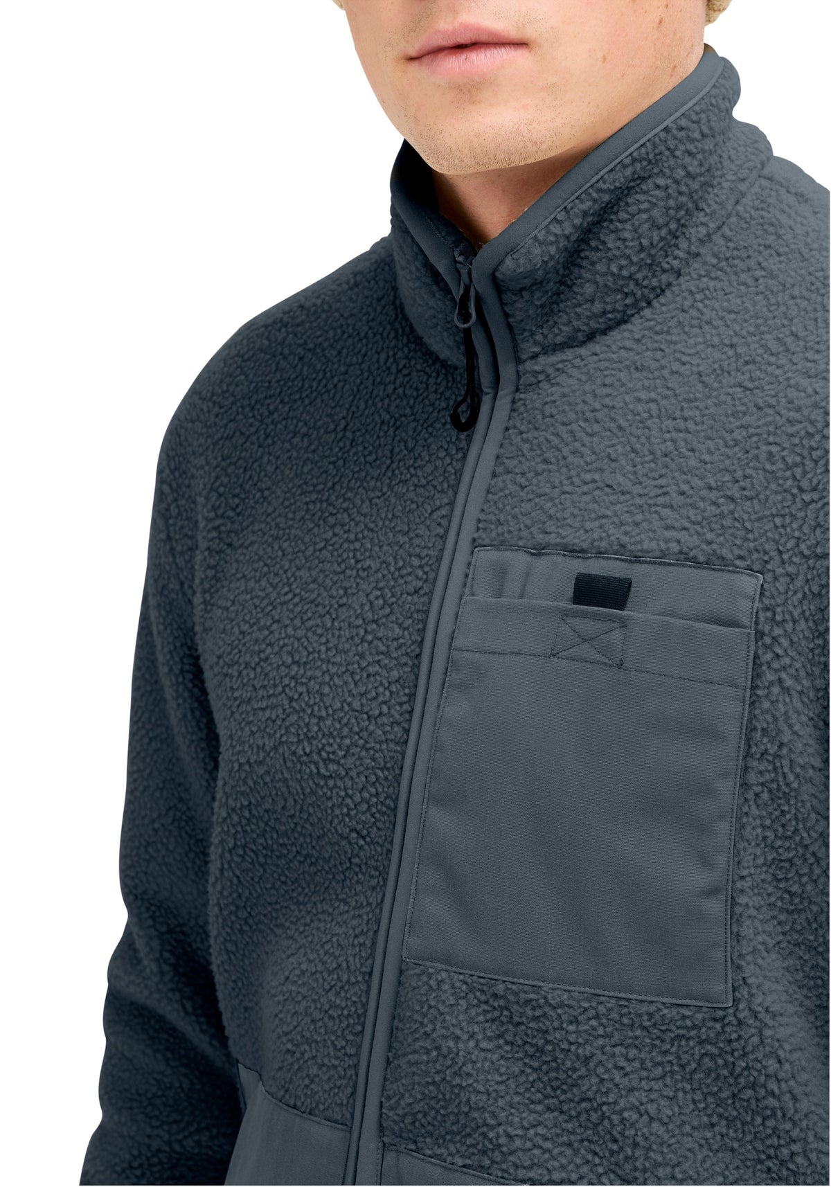 Maier Sports Racka Plus M Fleecejacke Herren graphite - 2