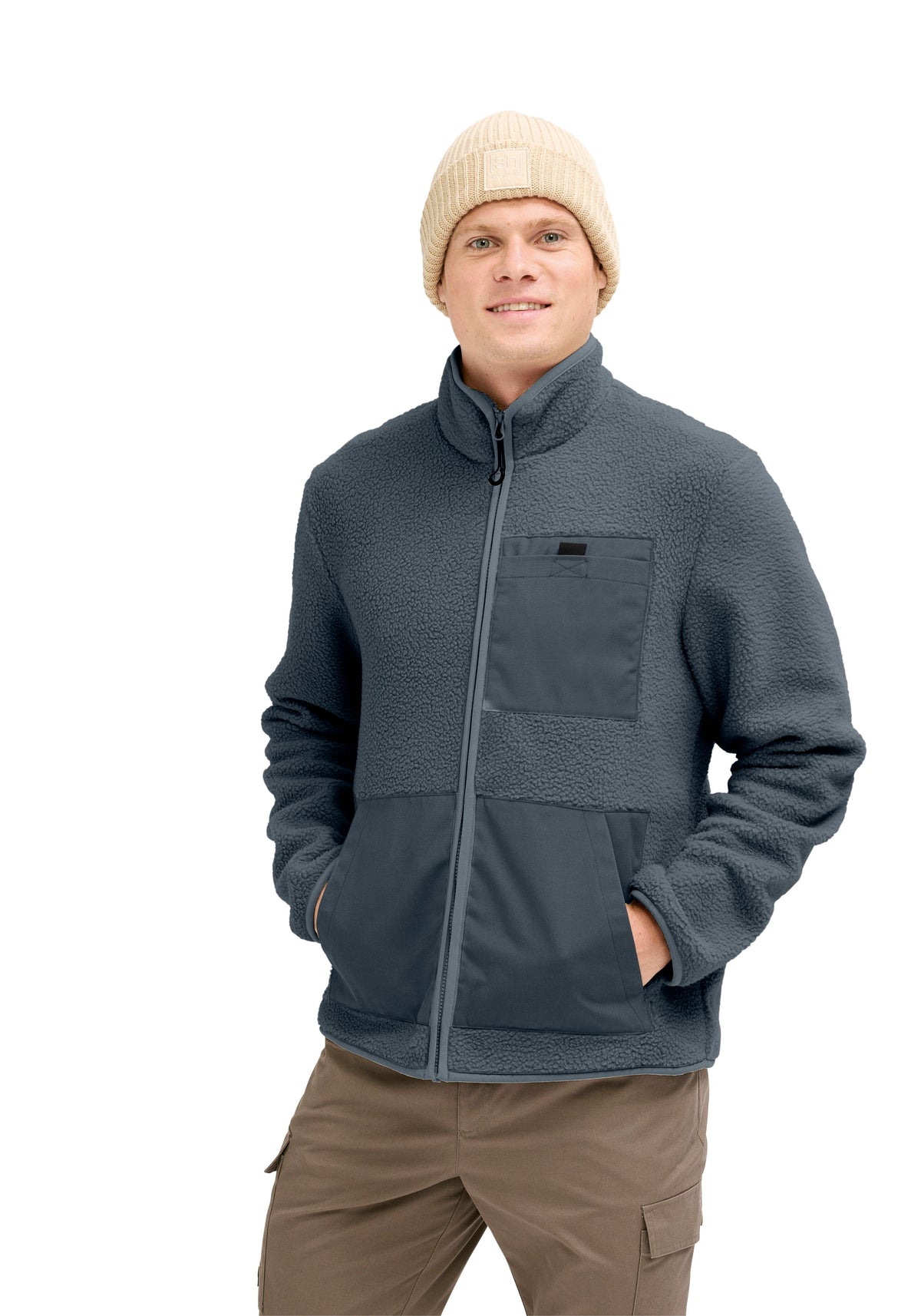 Maier Sports Racka Plus M Fleecejacke Herren graphite - 4
