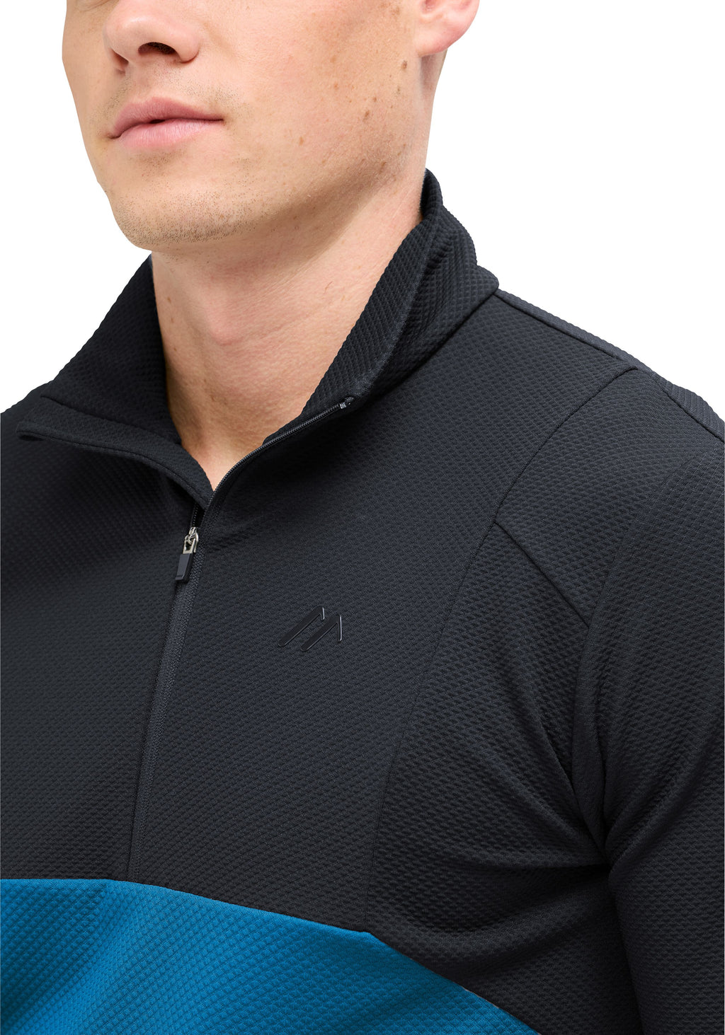 Maier Sports Lipno HZ M Midlayer Herren black/imperial bl - 2