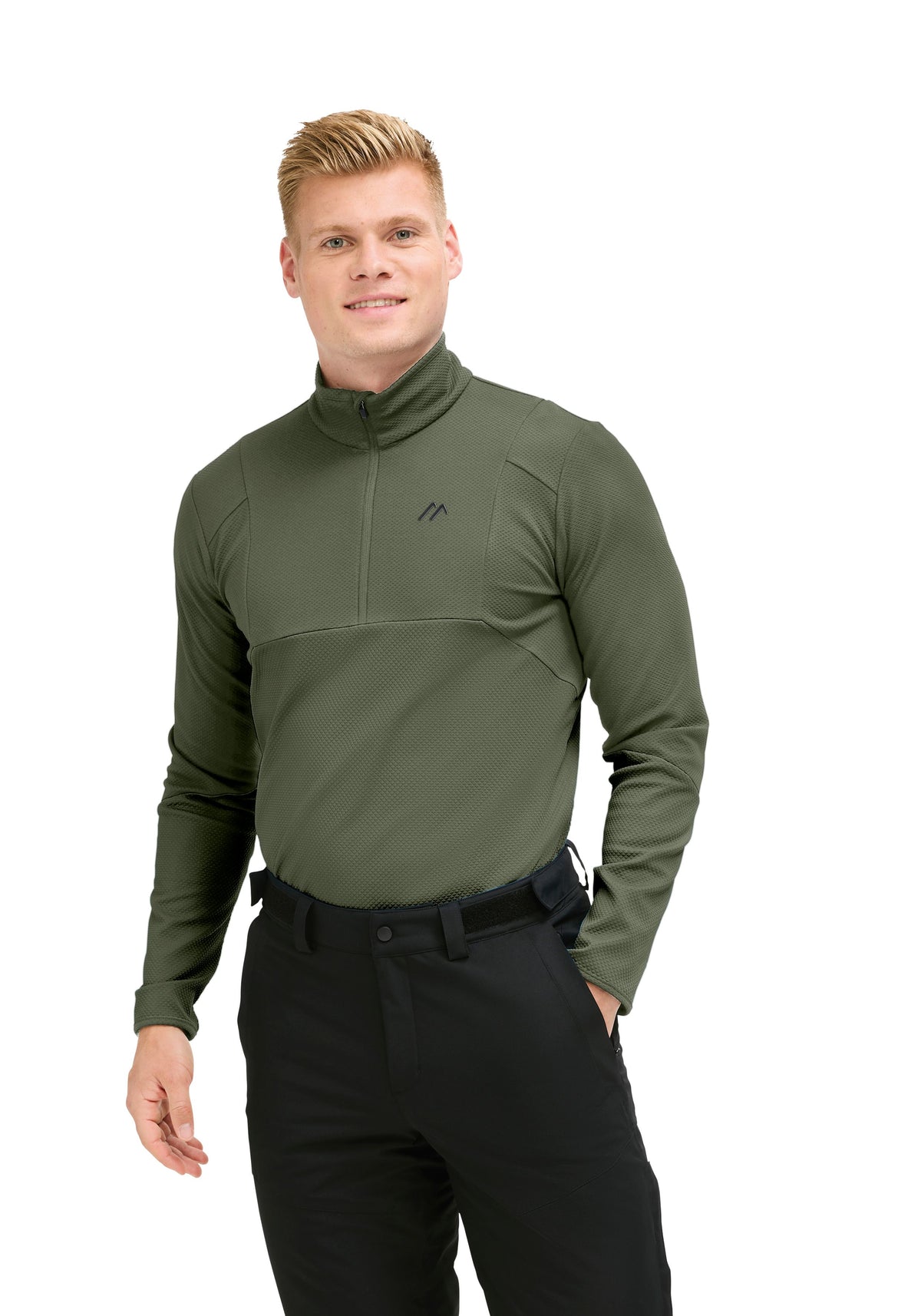 Maier Sports Lipno HZ M Midlayer Herren green goose - 4